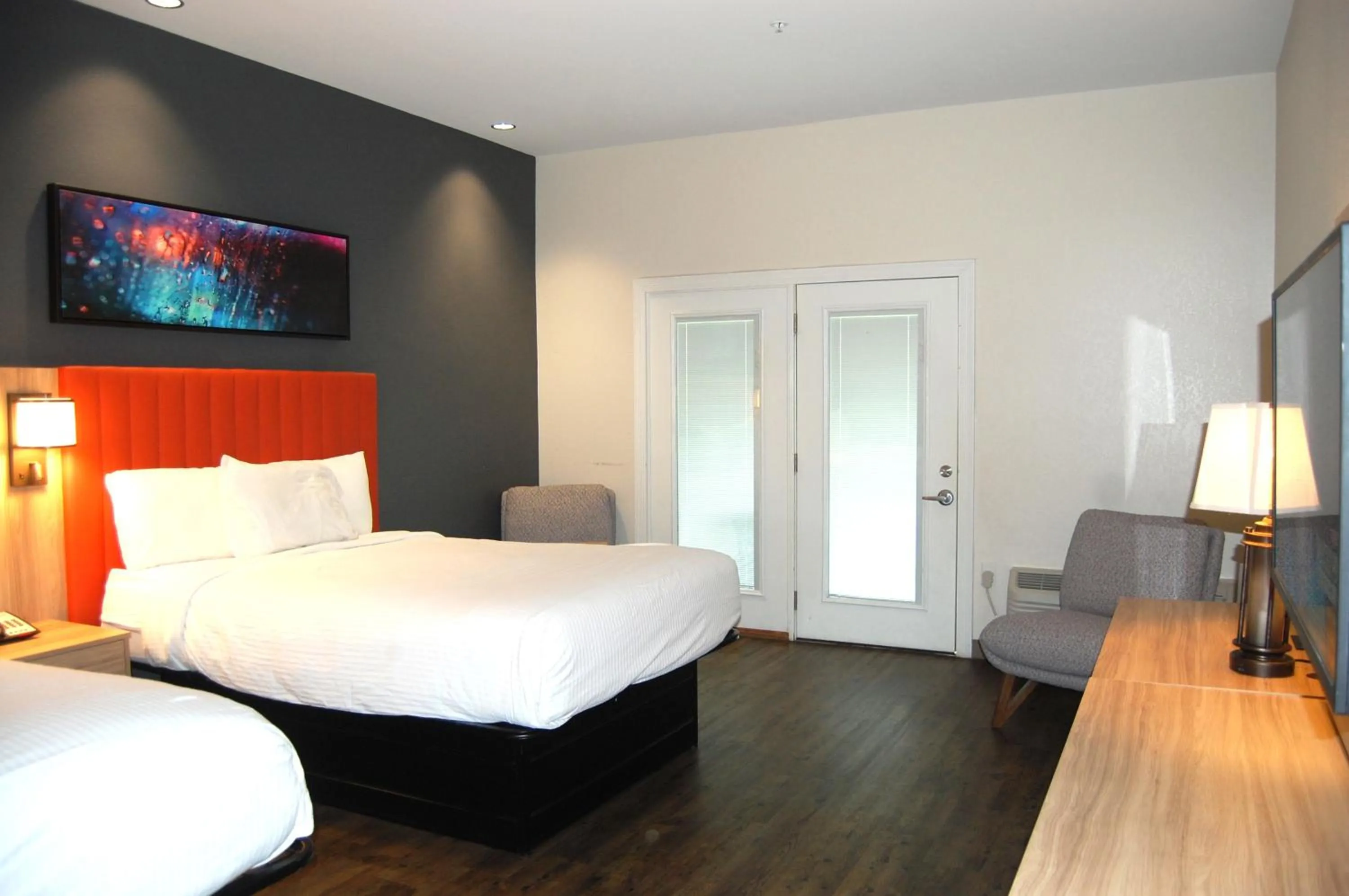 Bed in Vacation Lodge