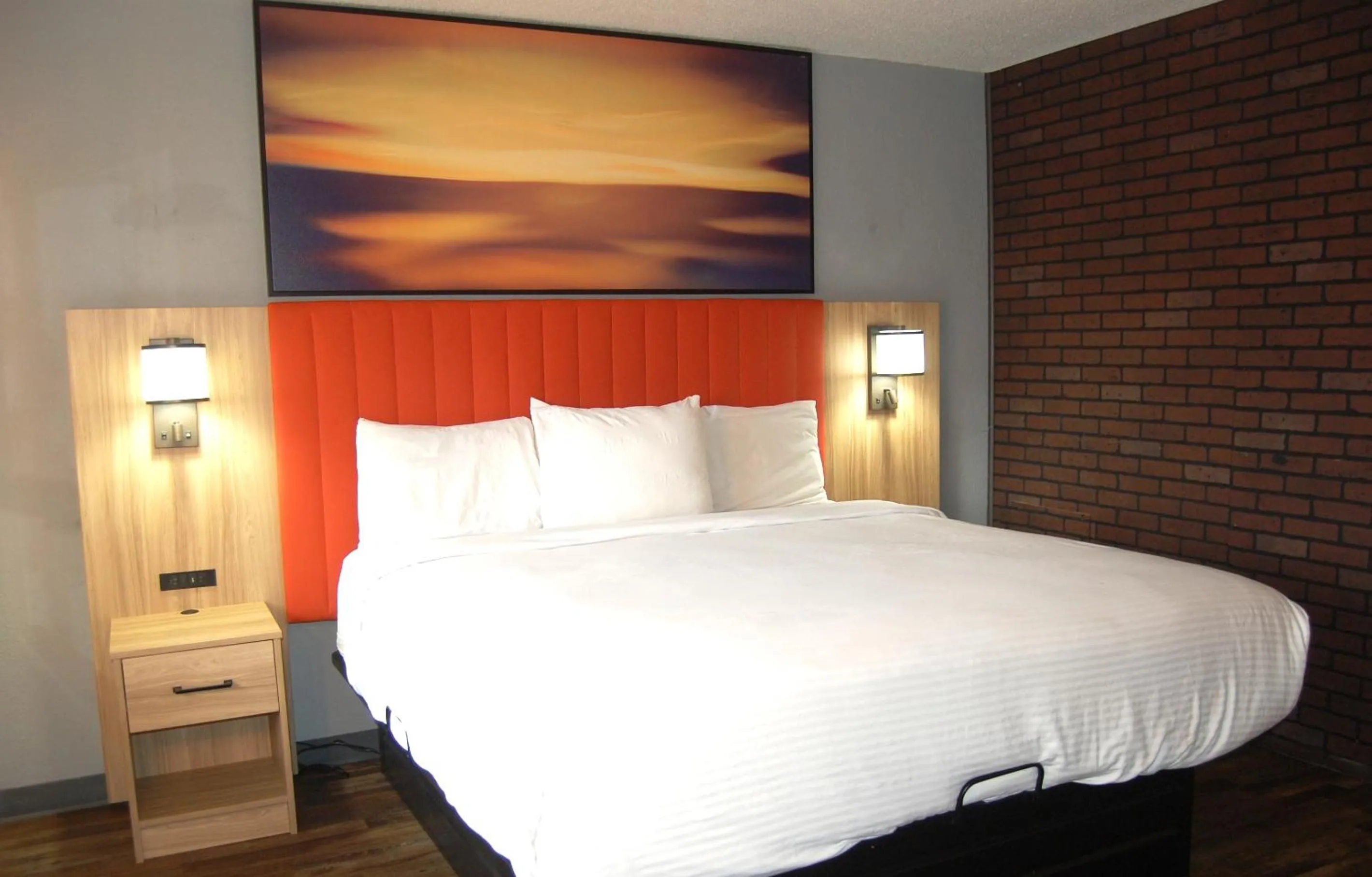 Bed in Vacation Lodge