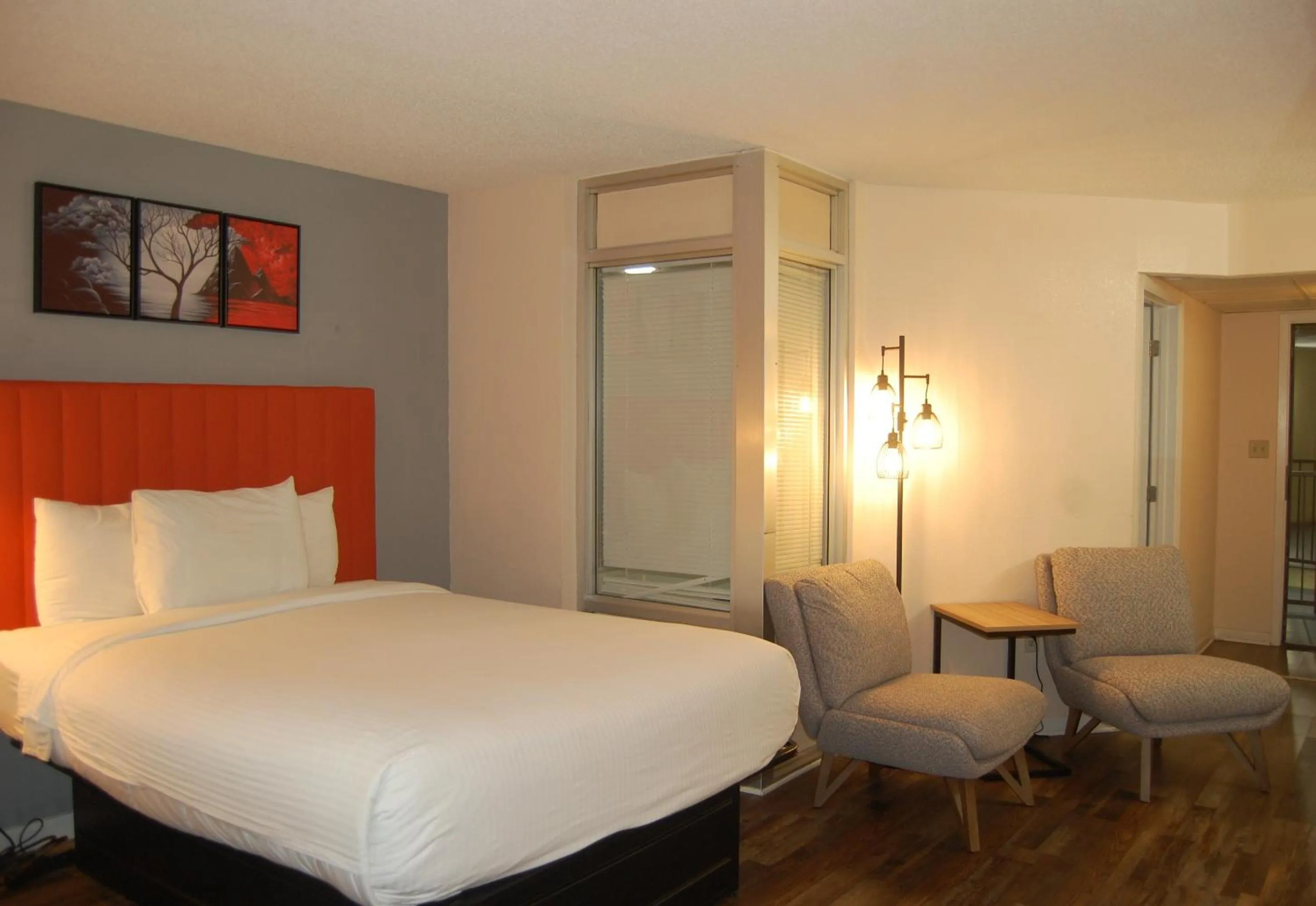 Bed in Vacation Lodge