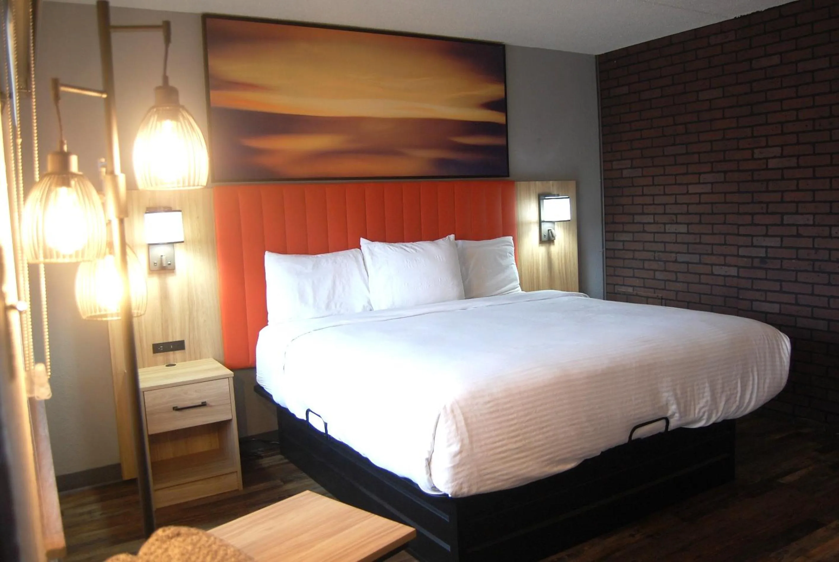 Bed in Vacation Lodge