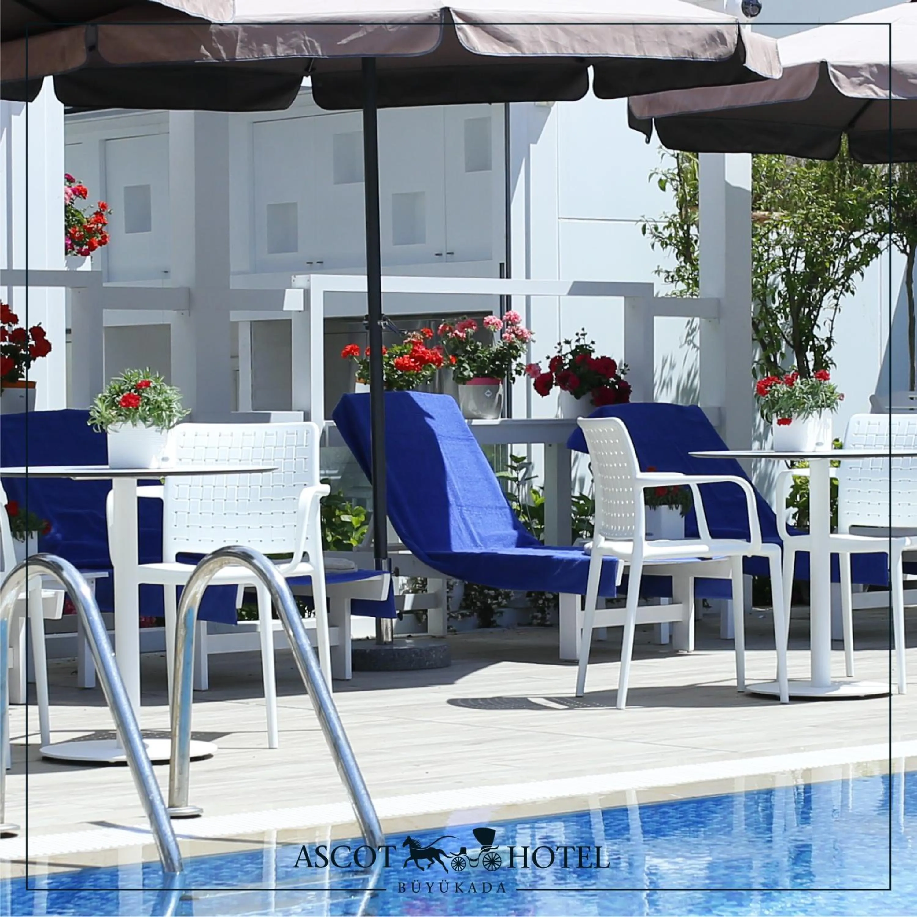 Swimming pool in Ascot Hotel Büyükada