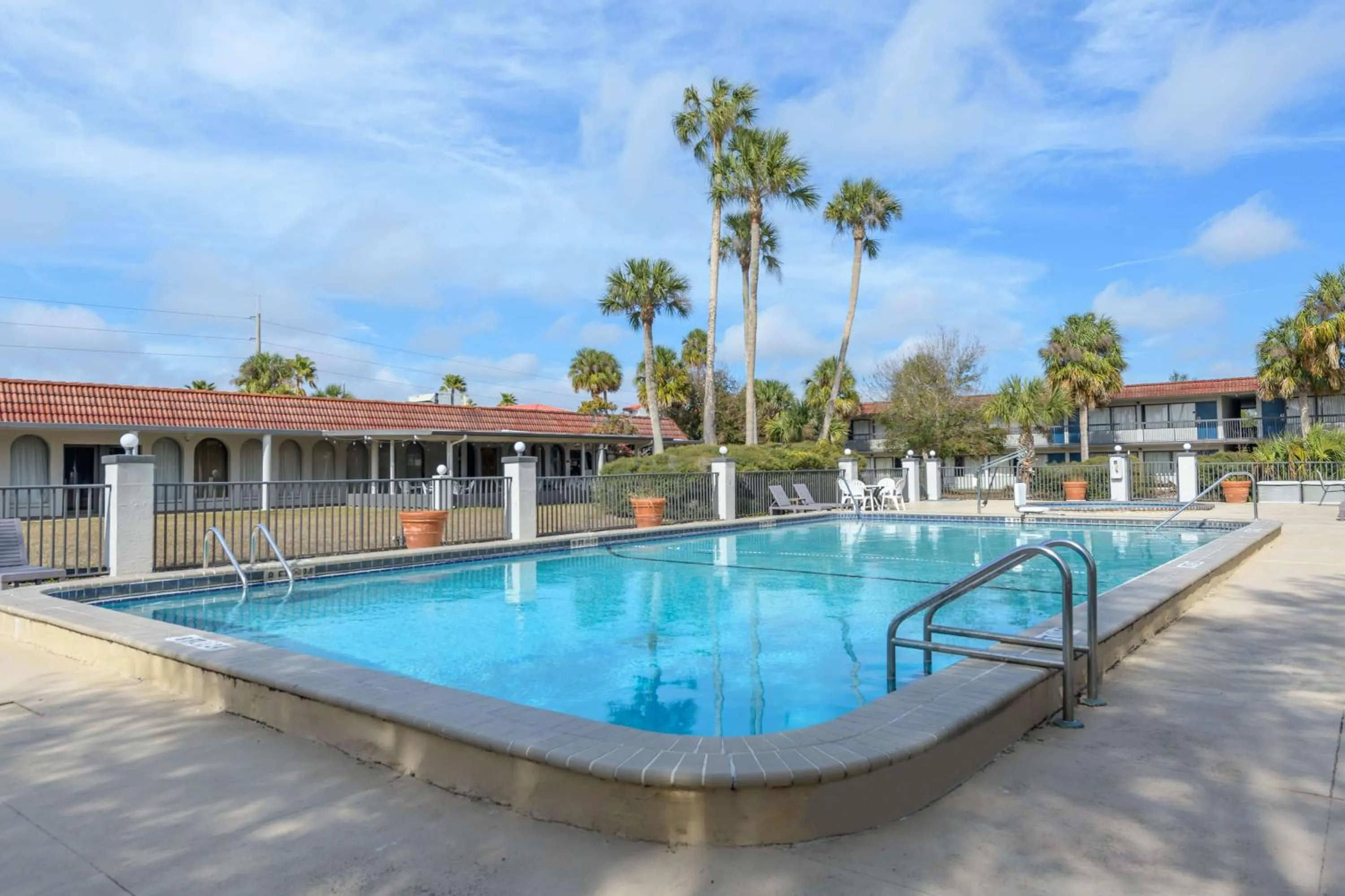 Pool view in Motel 6-Spring Hill, FL - Weeki Wachee