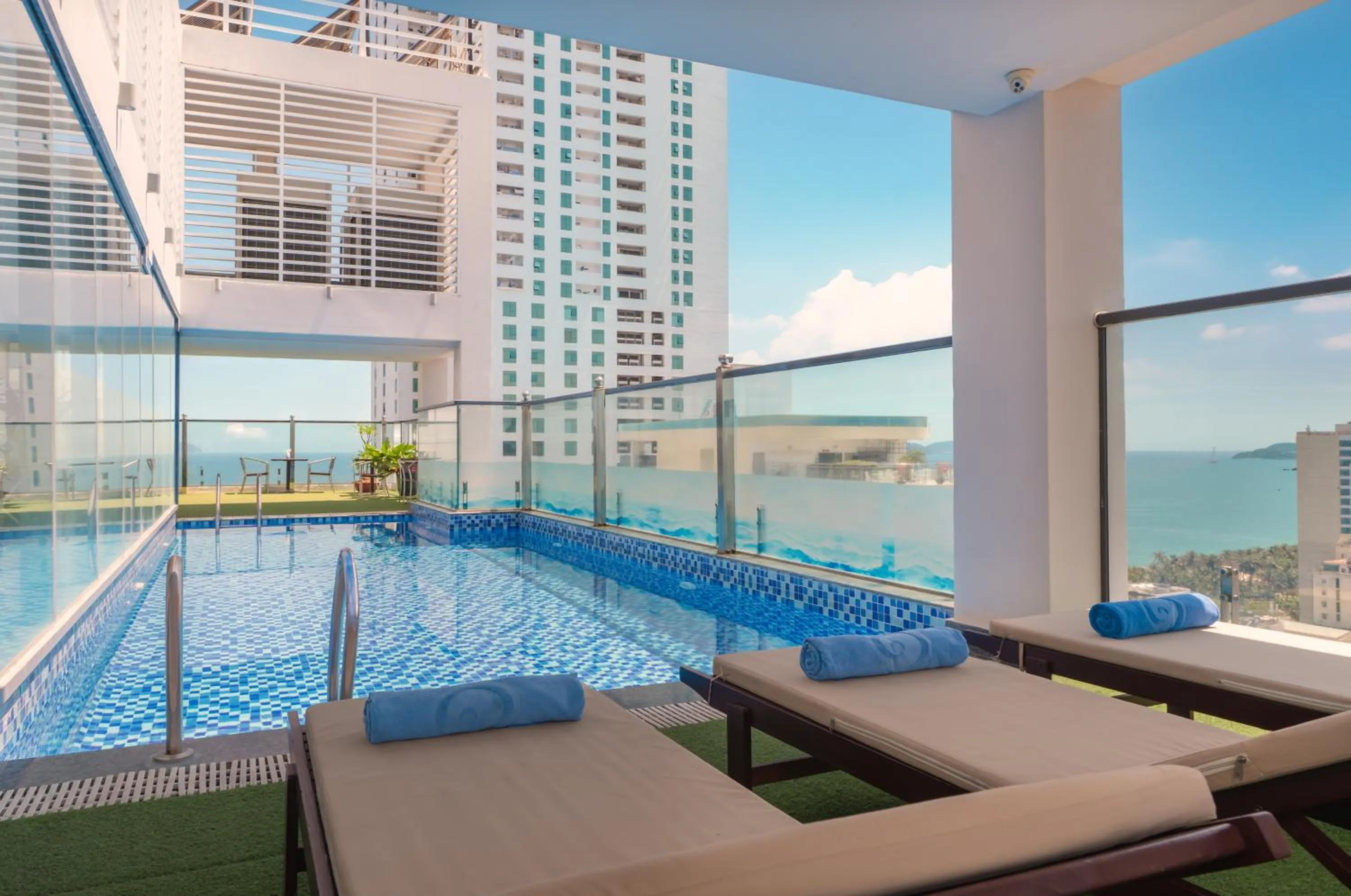 Pool view in Gosia Hotel