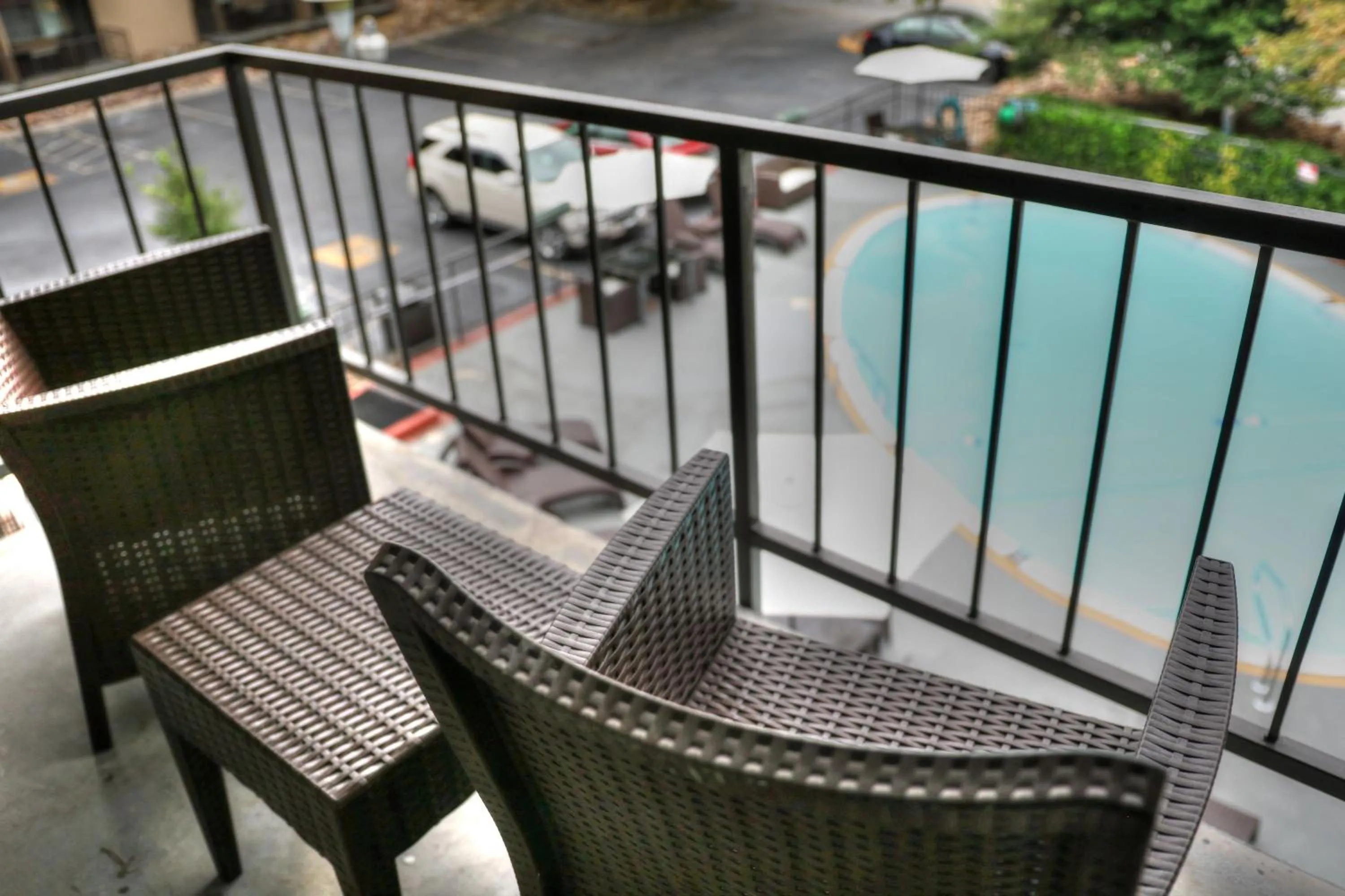 Balcony/Terrace in River Edge Inn