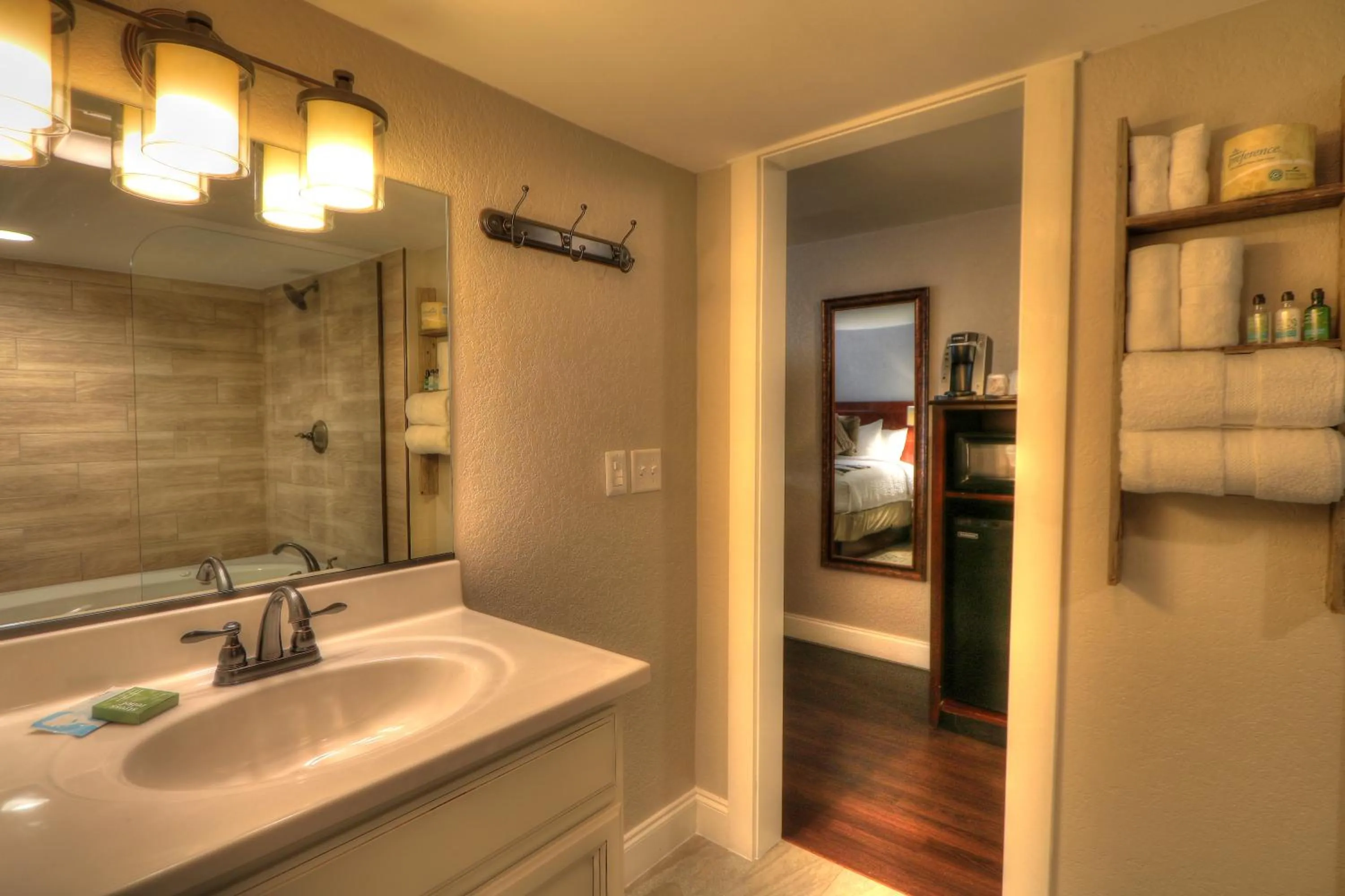 Bathroom in River Edge Inn