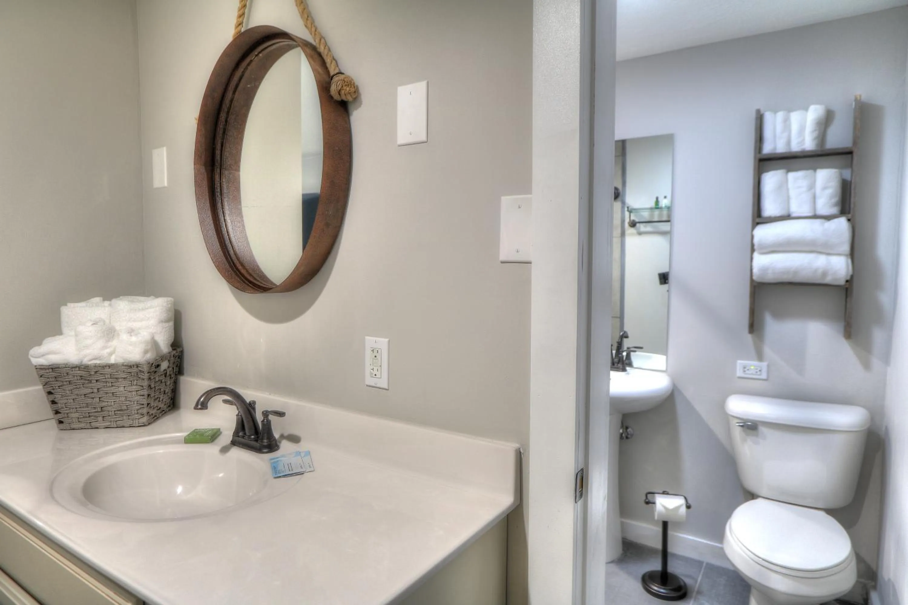 Bathroom in River Edge Inn