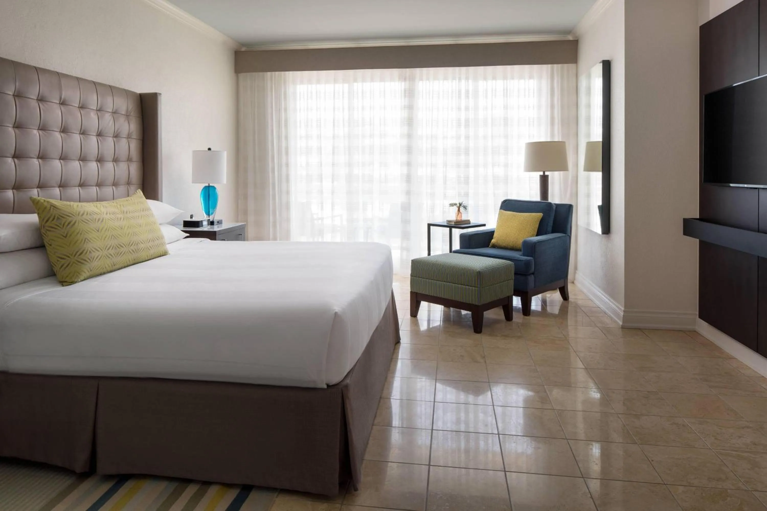 Bedroom, Bed in St Kitts Marriott Beach Resort, Casino & Spa