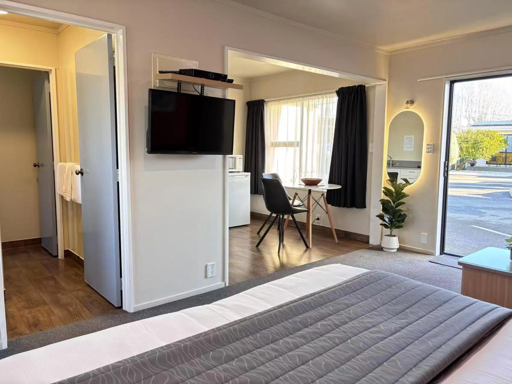 TV and multimedia, Bed in Arcadia Motel