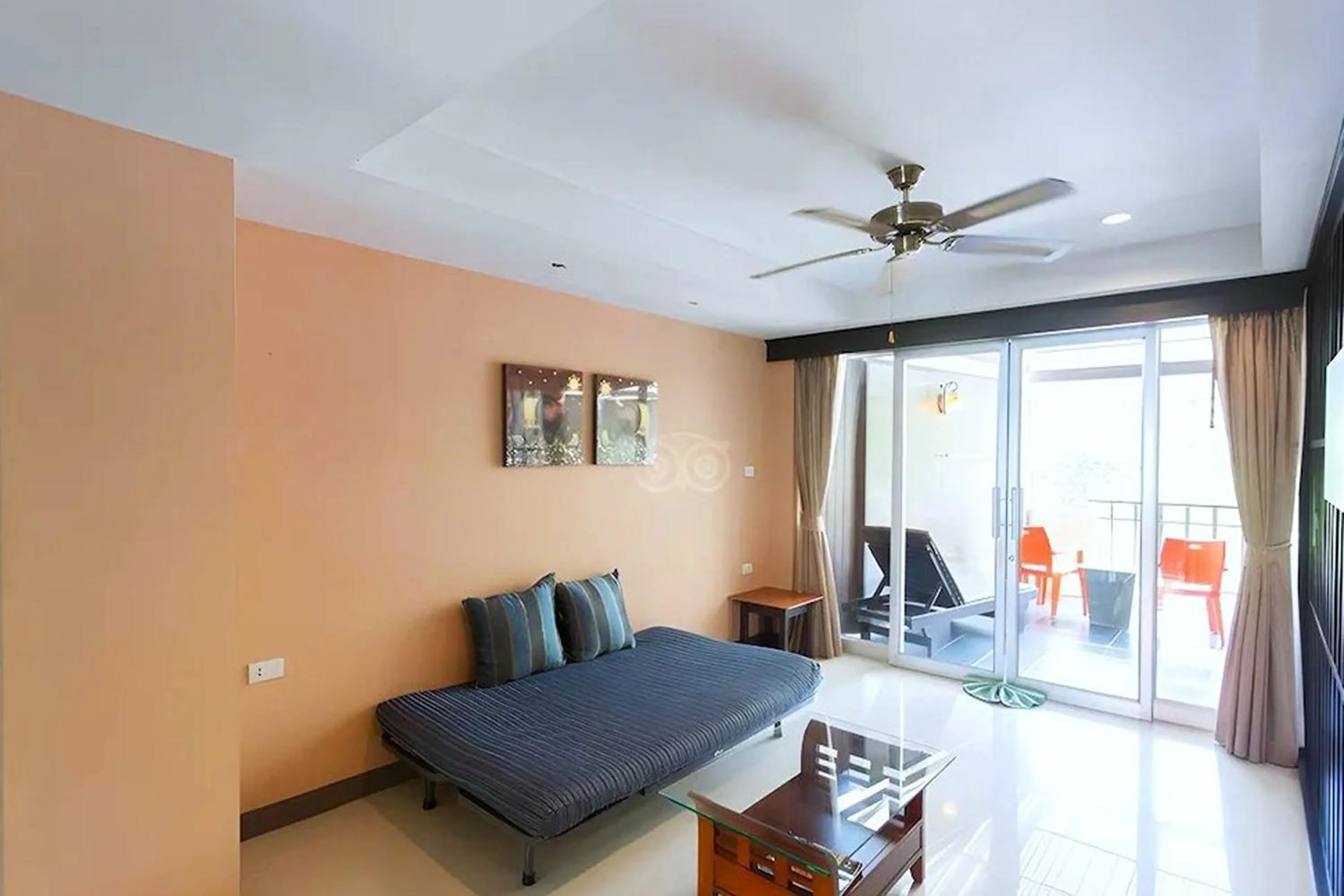 Seating area, Bed in The Haleeva Aonang