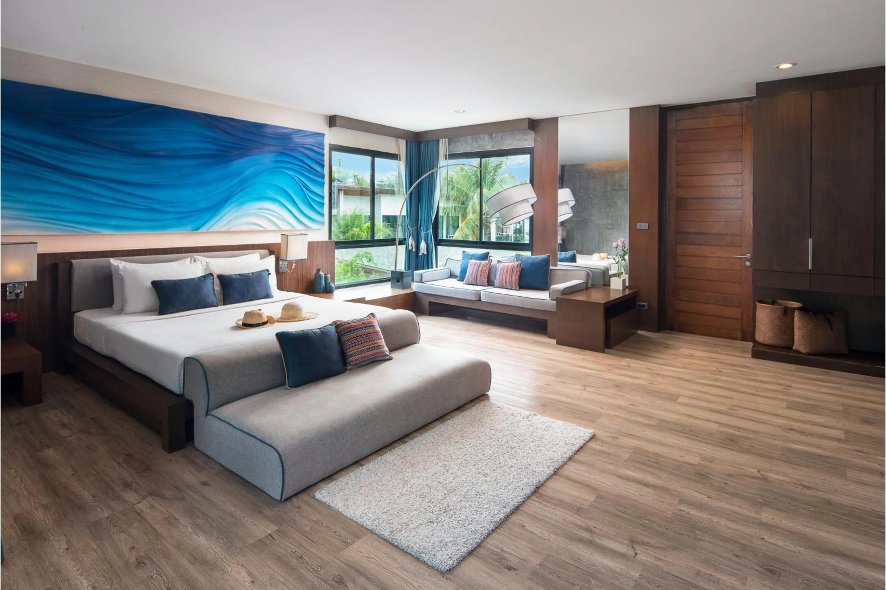 Bed in Idyllic Concept Resort