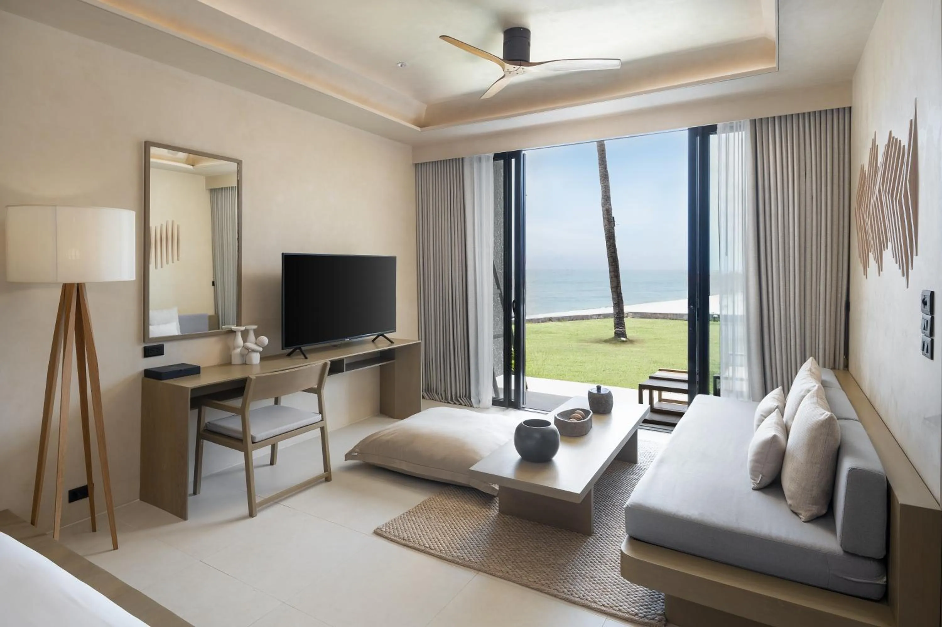 Bed in Idyllic Concept Resort