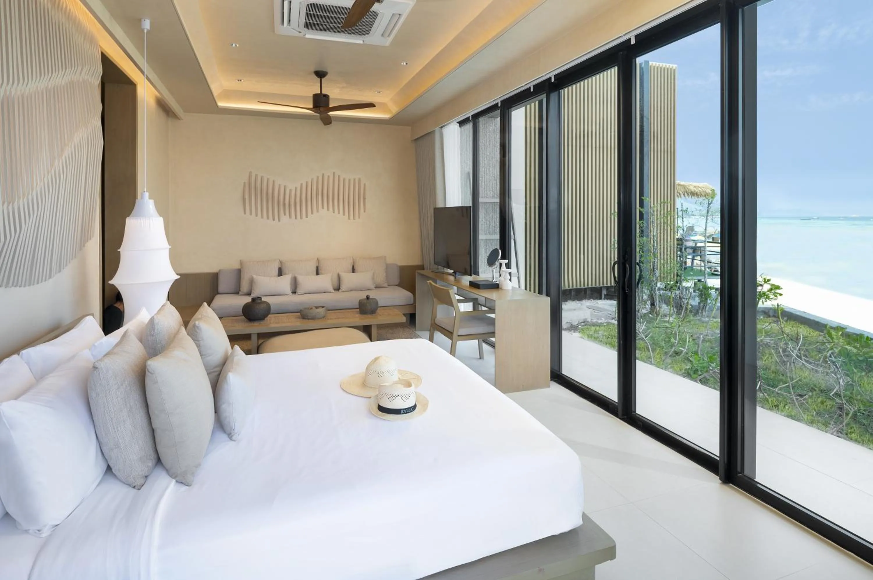 Bed in Idyllic Concept Resort