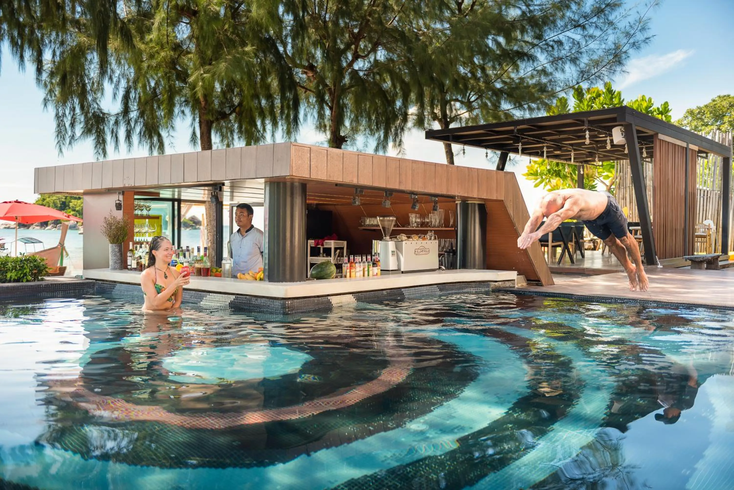 Swimming pool in Idyllic Concept Resort