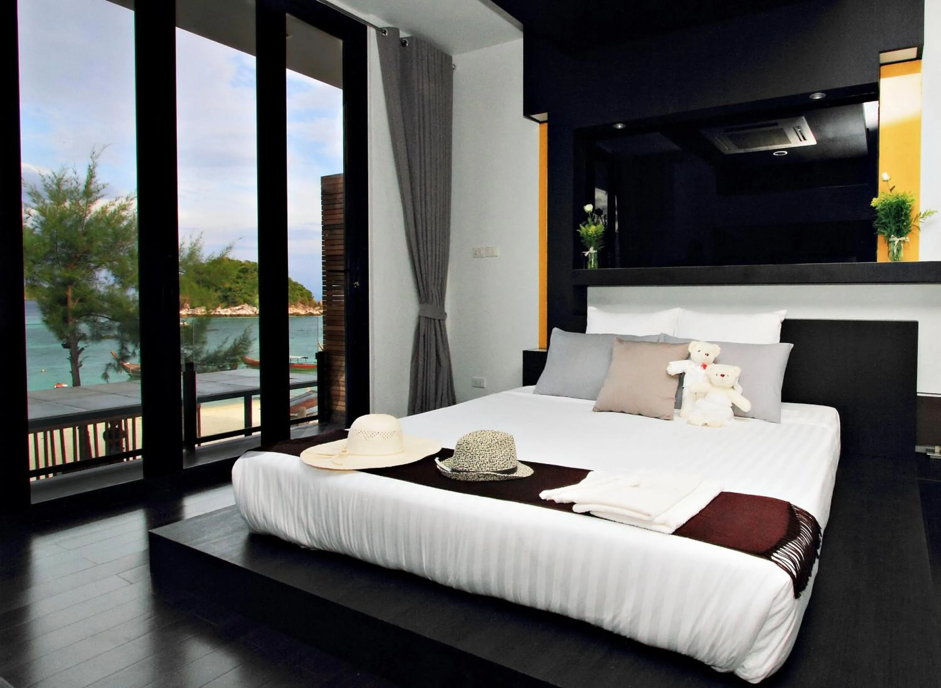 Bed in Idyllic Concept Resort