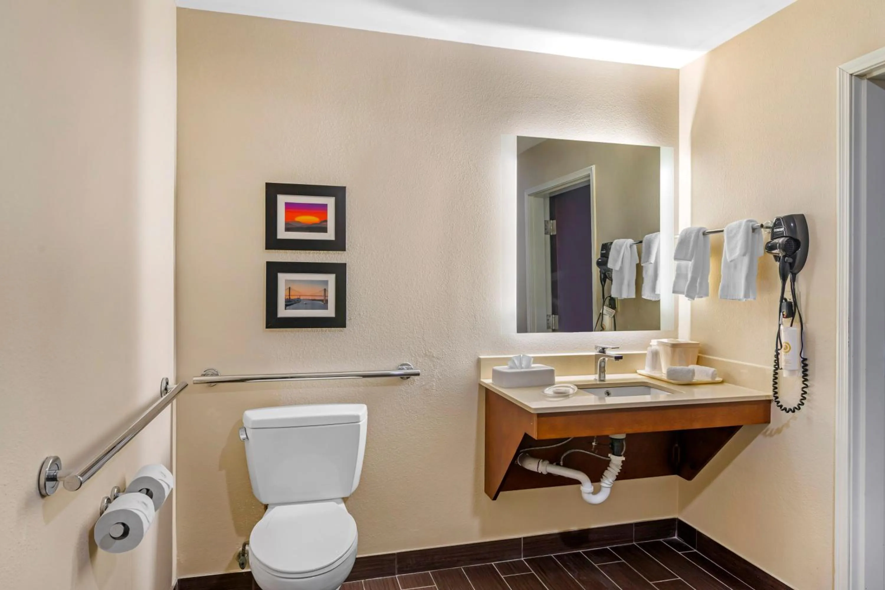 Toilet in Comfort Suites Savannah Gateway I-95