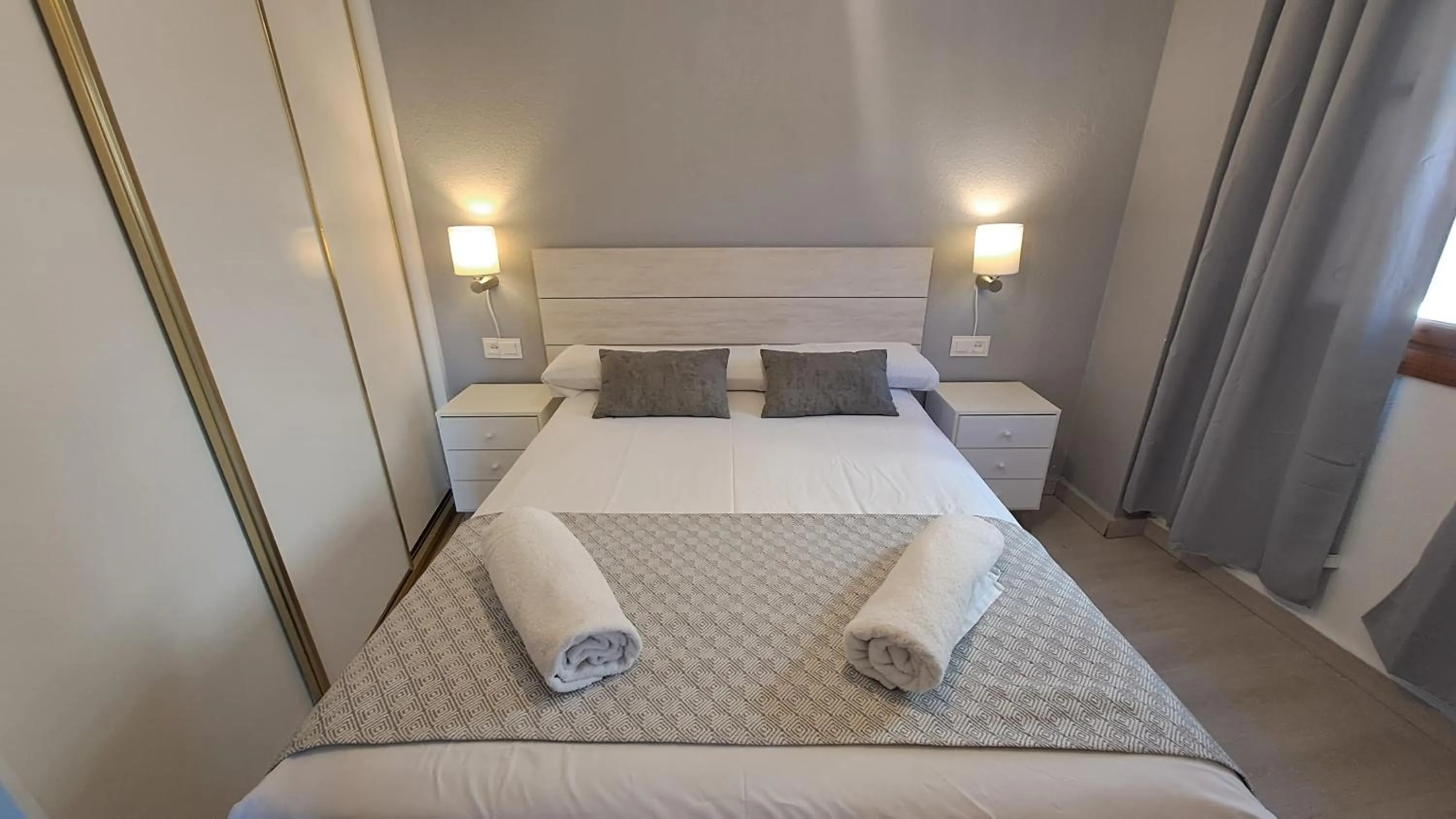 Bedroom, Bed in Nest Style Granada