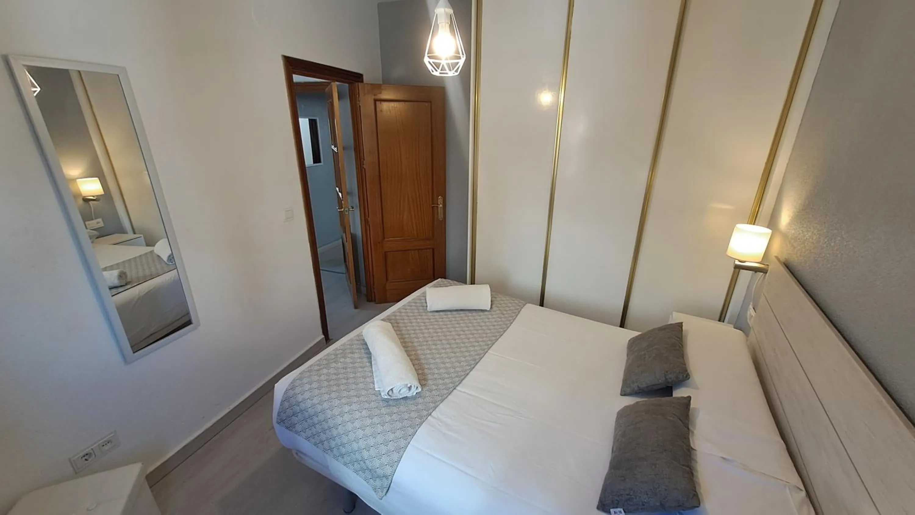 Bedroom, Bed in Nest Style Granada