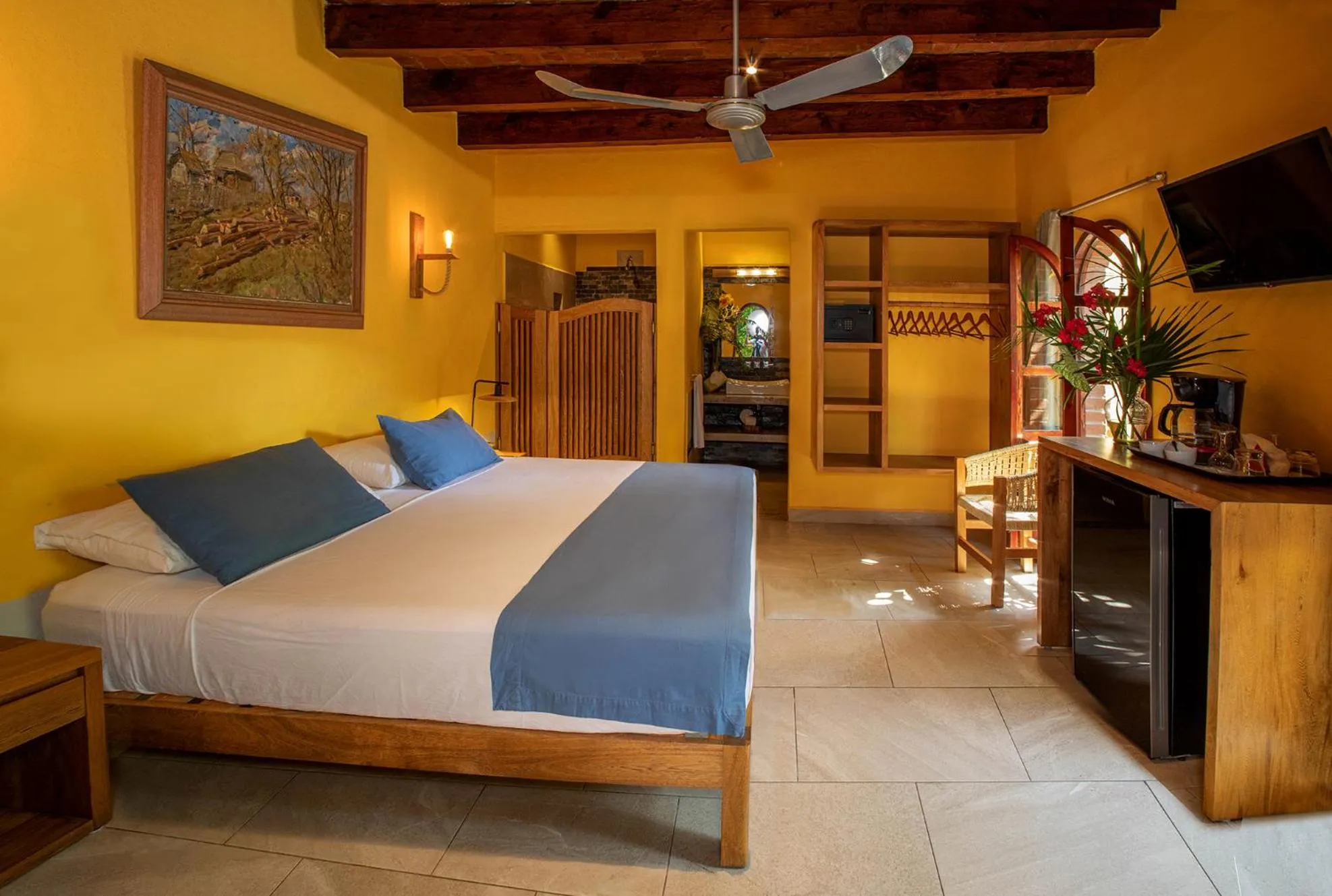 Bed in Suites La Hacienda