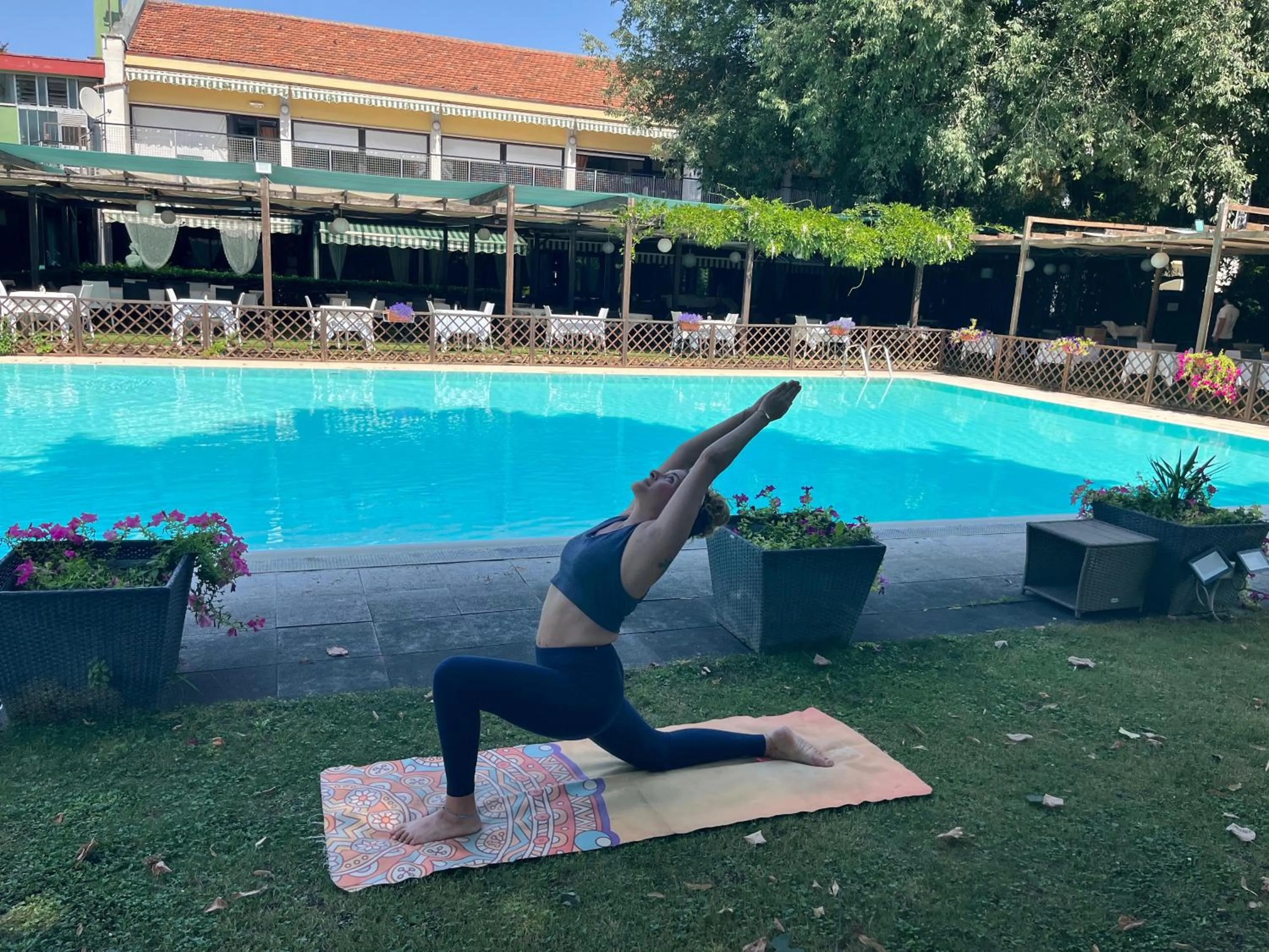 Pool view in Hotel Sporting Brugherio