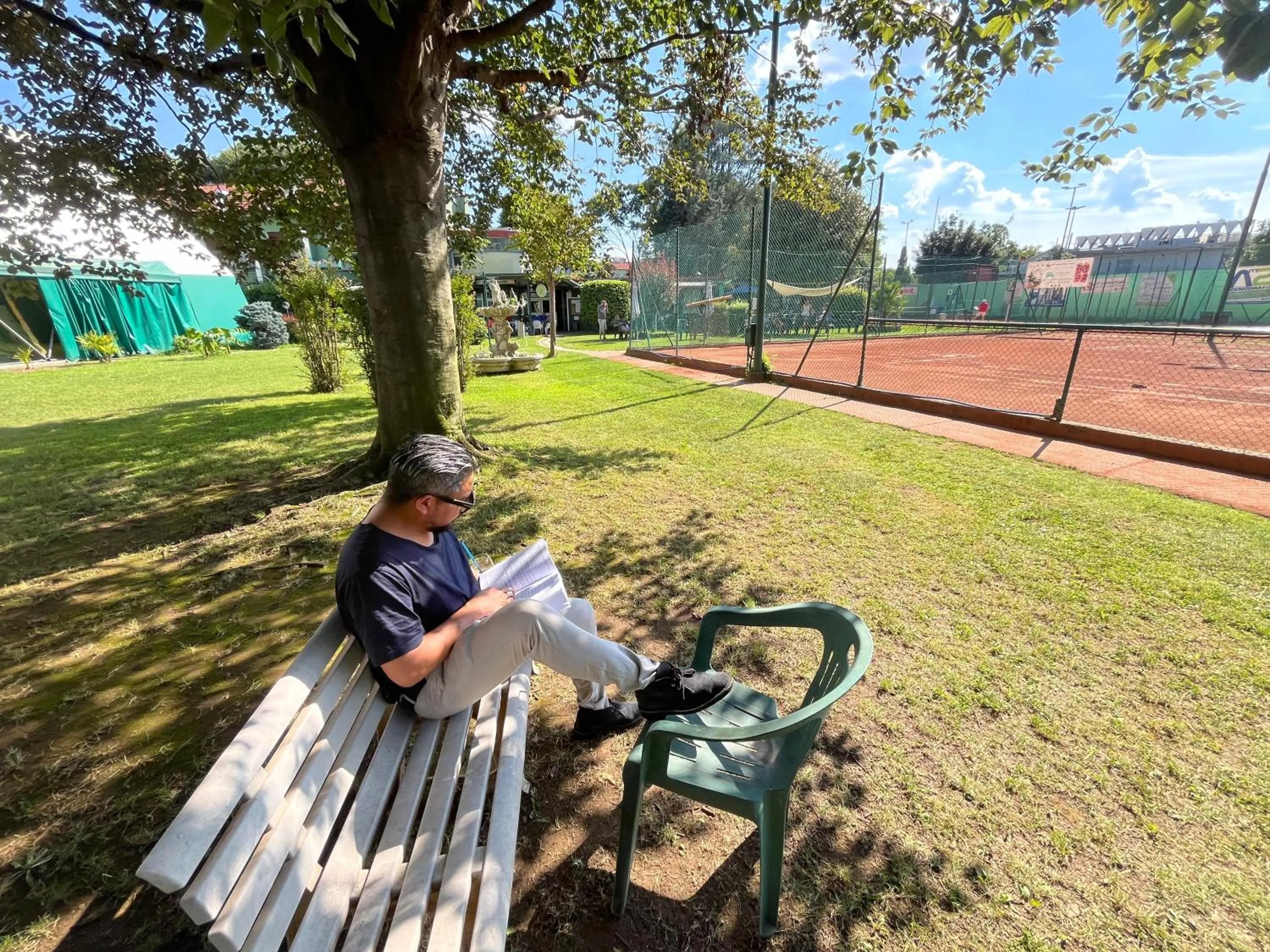 Garden in Hotel Sporting Brugherio
