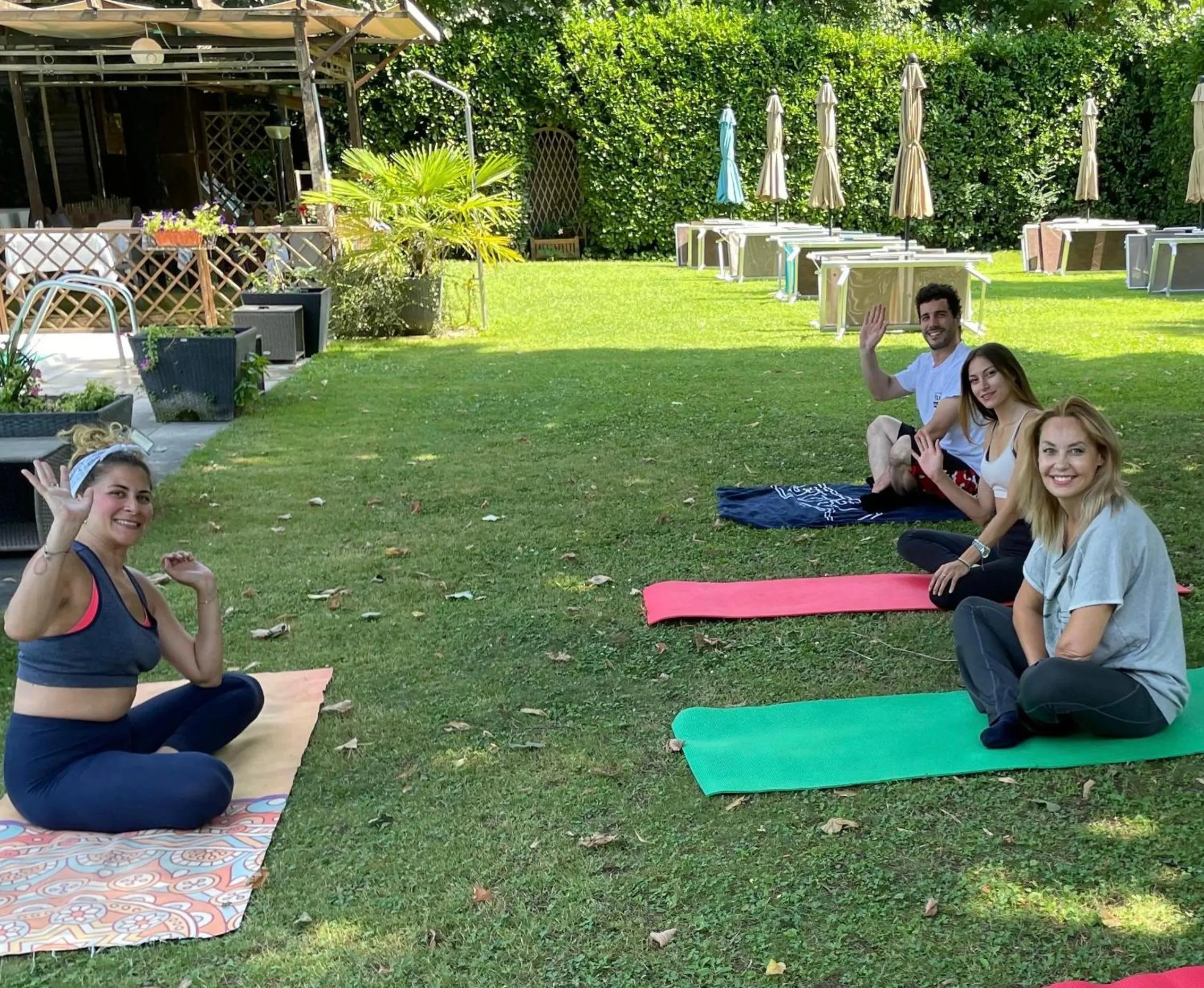 Garden in Hotel Sporting Brugherio
