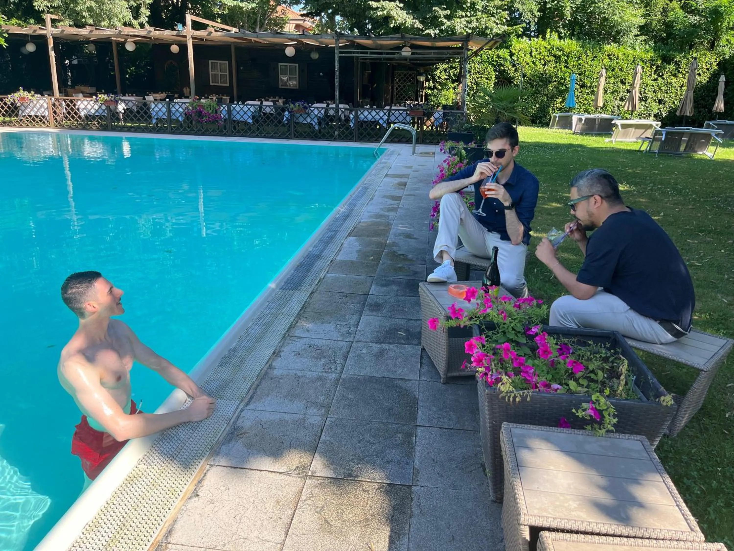 Garden in Hotel Sporting Brugherio