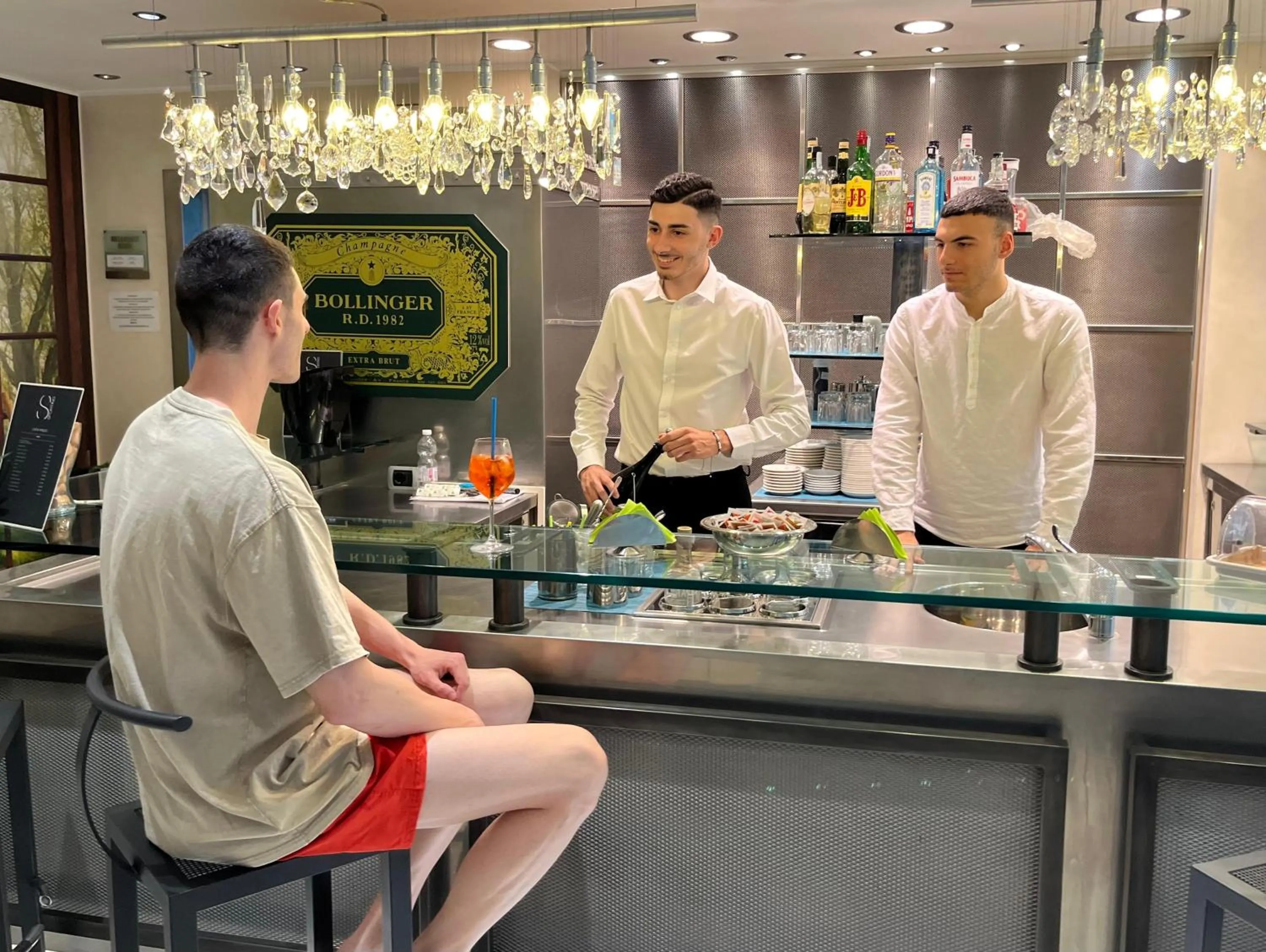 Lounge or bar in Hotel Sporting Brugherio