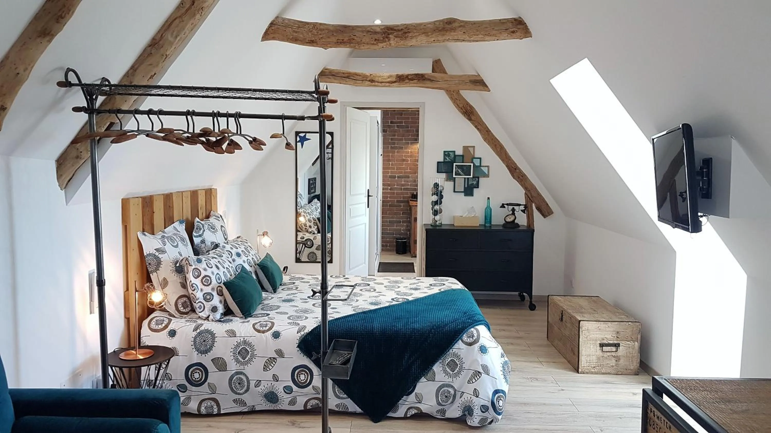 Bedroom, Bed in le clos des etoiles B&B