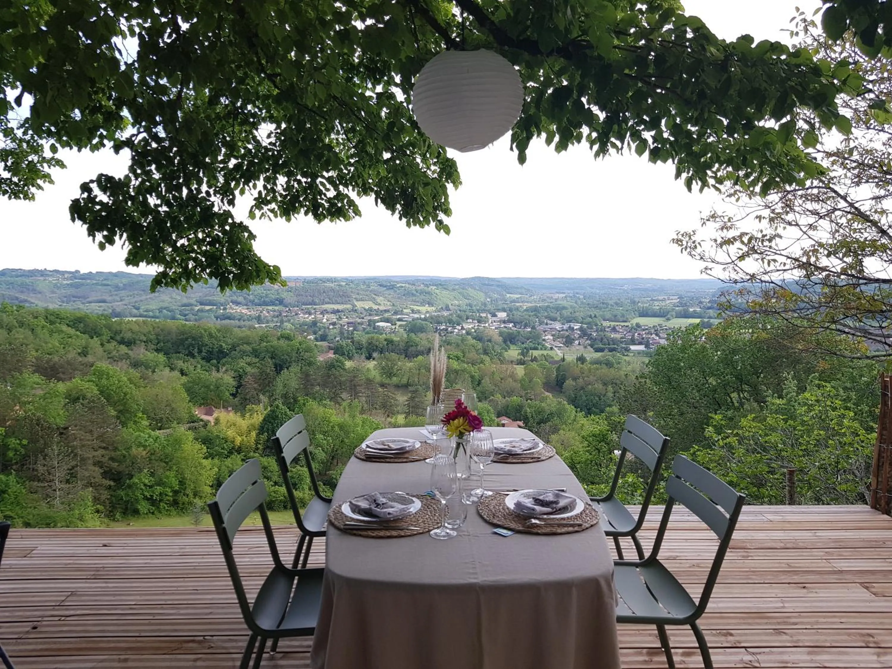 View (from property/room) in le clos des etoiles B&B