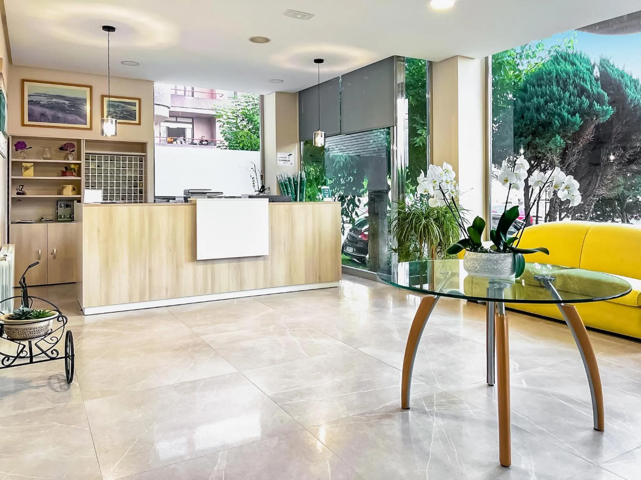 Lobby or reception in Hotel Los Arces