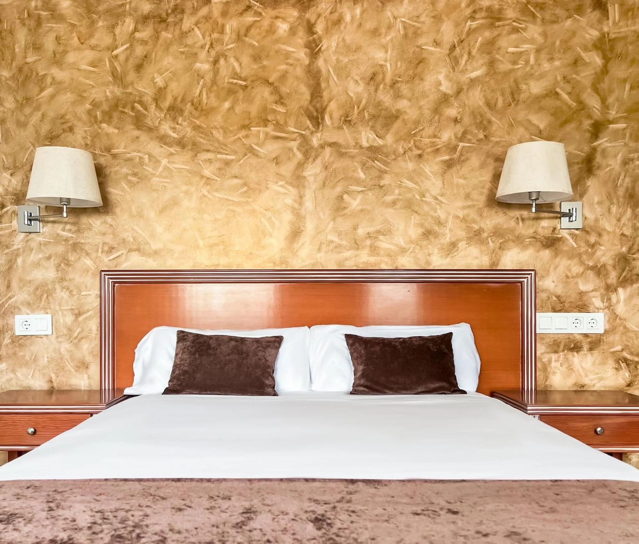 Bed in Hotel Los Arces