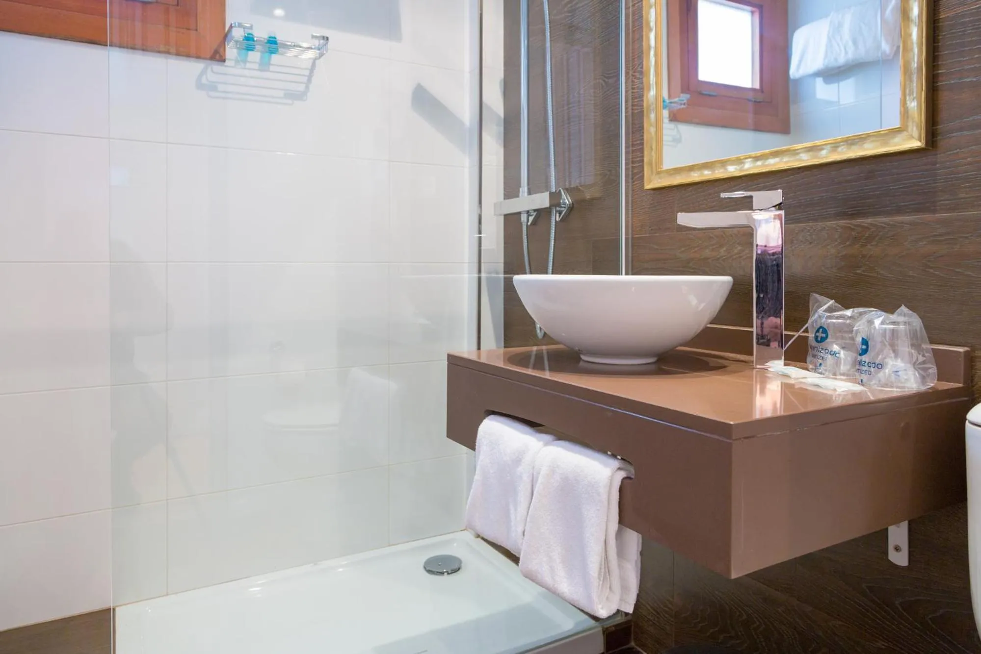 Shower in Hotel Los Arces