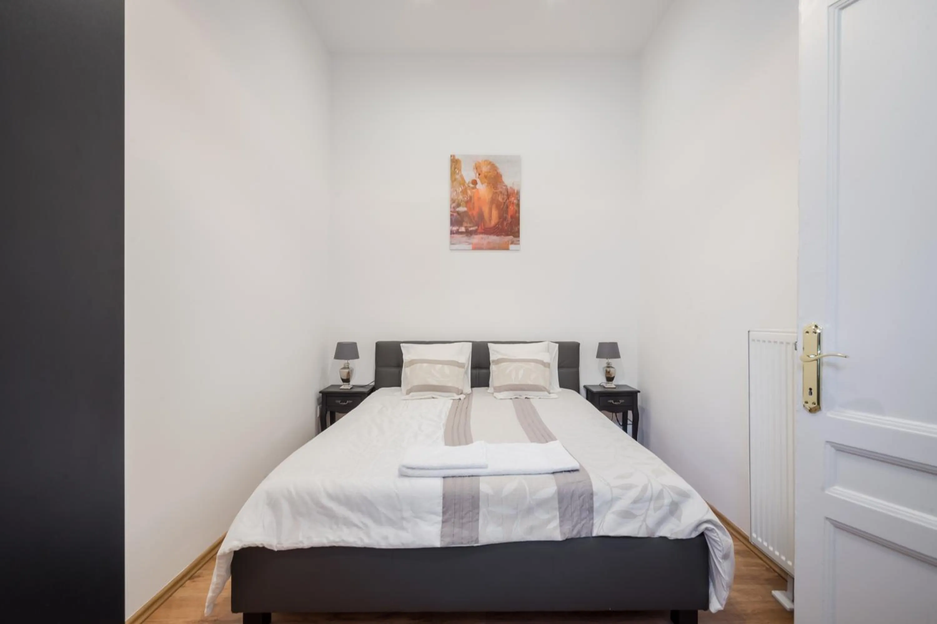 Bed in Real Apartments Zichy