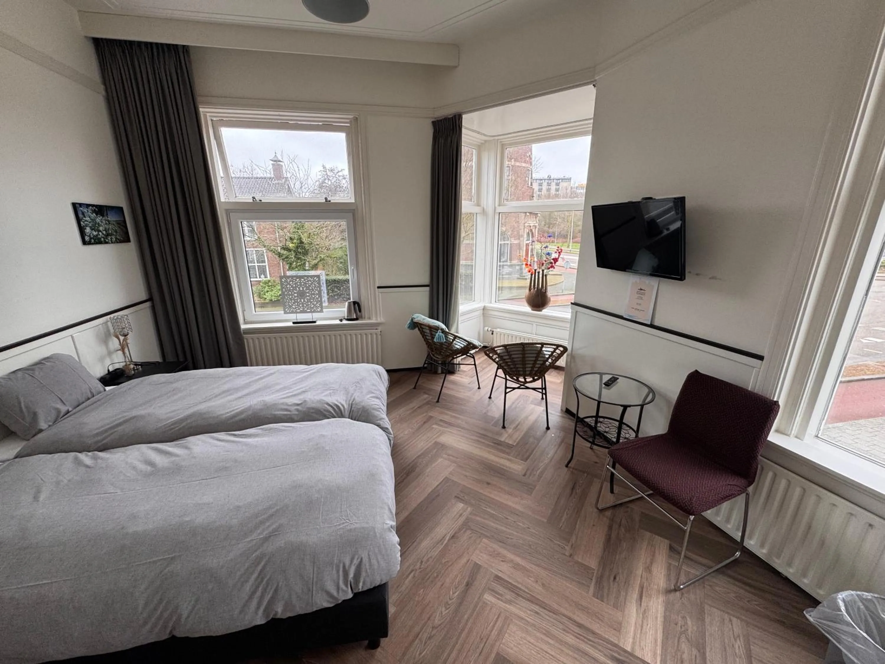 View (from property/room), Bed in Stad & Strandhotel Elisabeth