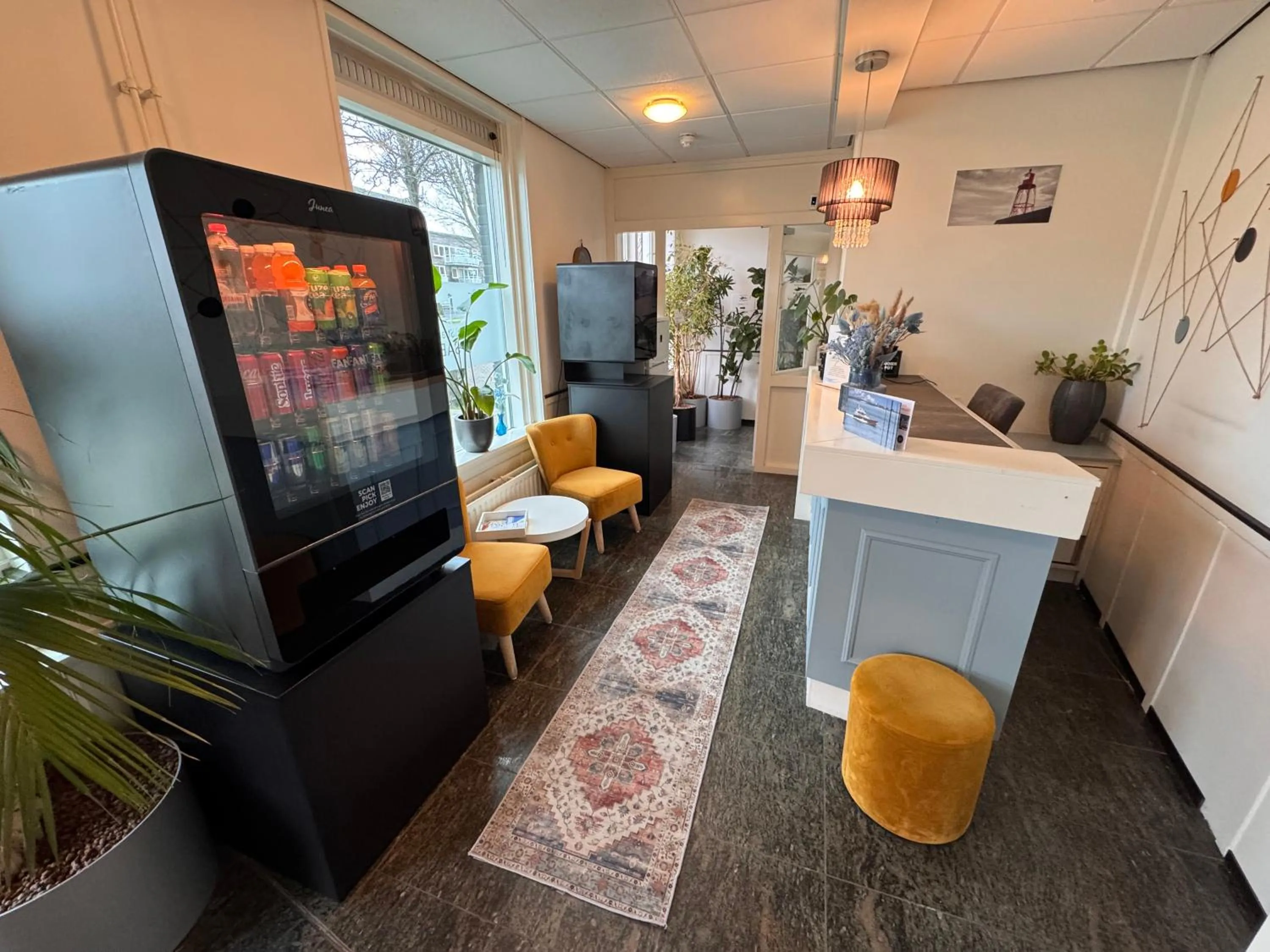 Lobby or reception in Stad & Strandhotel Elisabeth