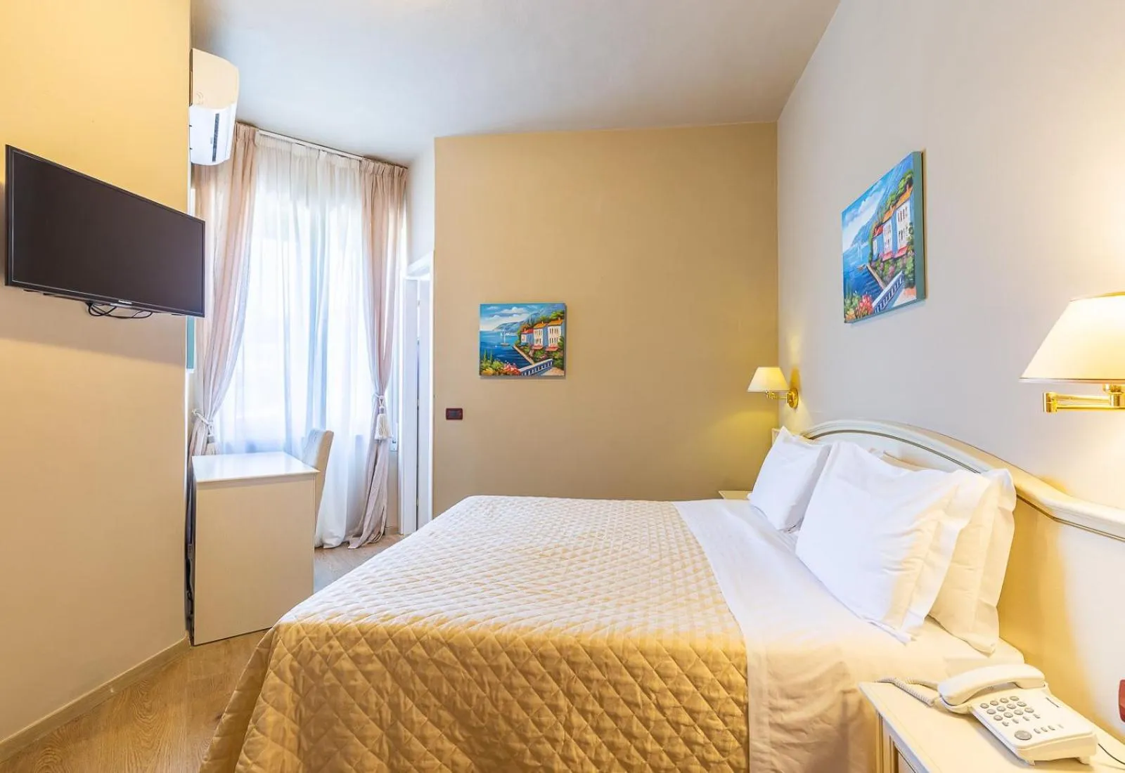 Bed in Hotel Rosa Dei Venti