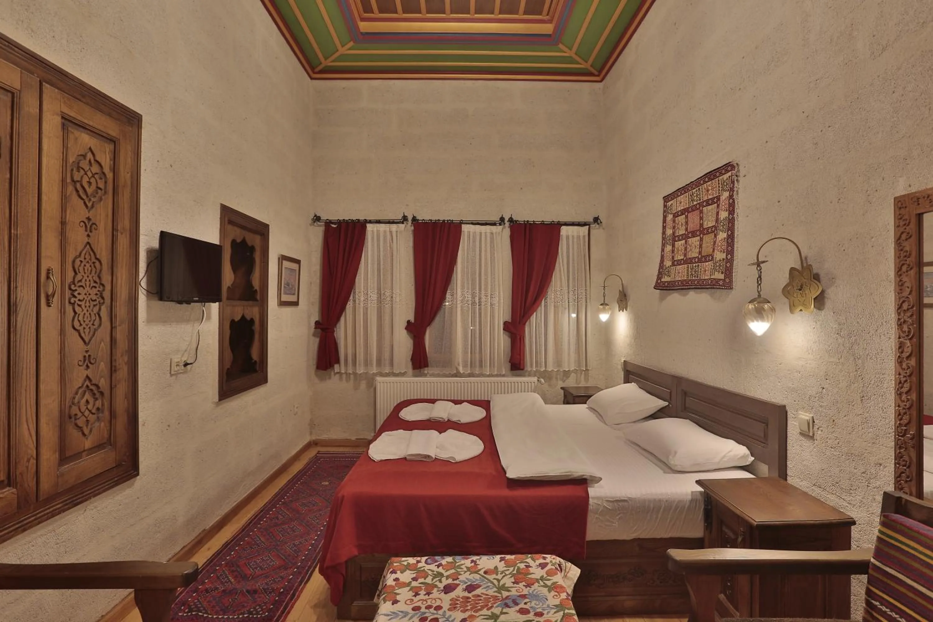 Bed in Yoruk Stone House