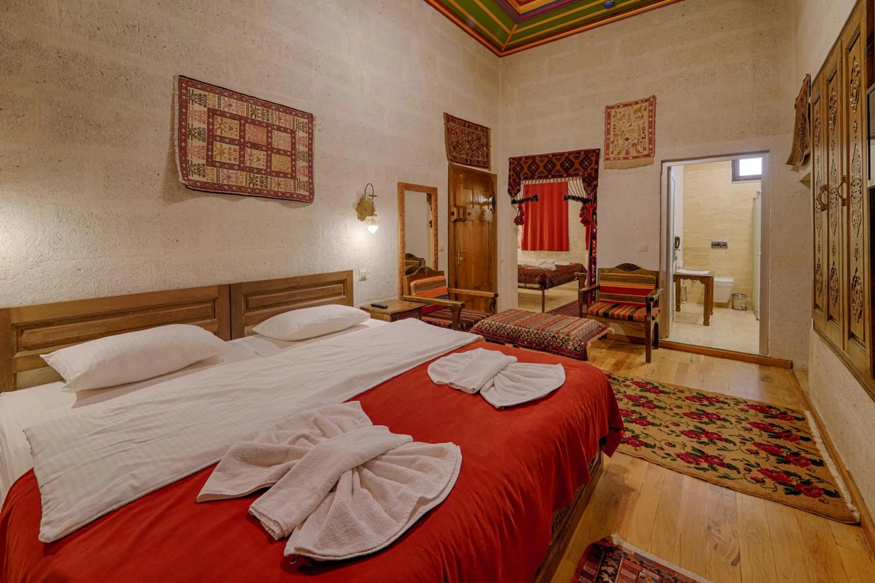 Bed in Yoruk Stone House