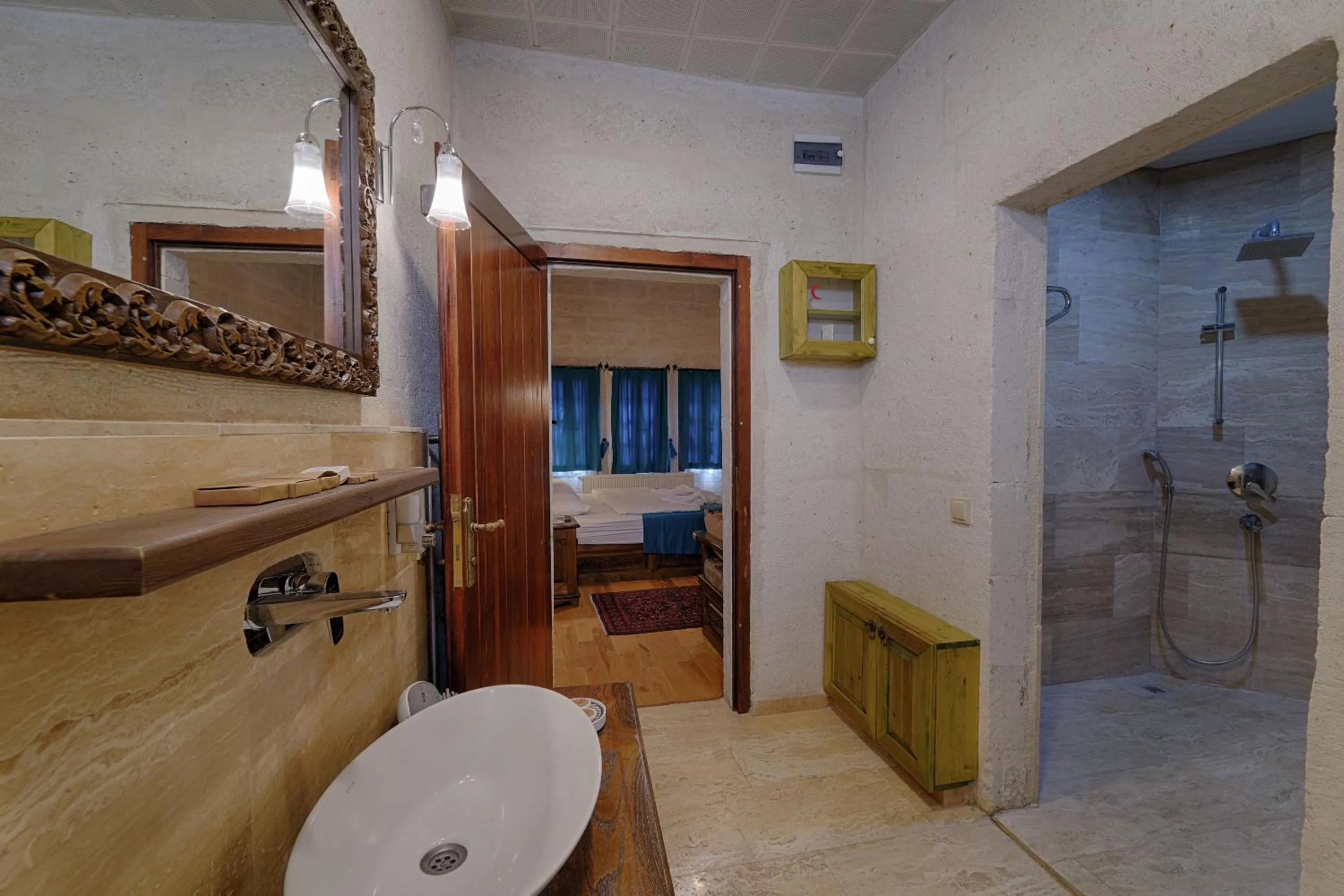 Bathroom in Yoruk Stone House