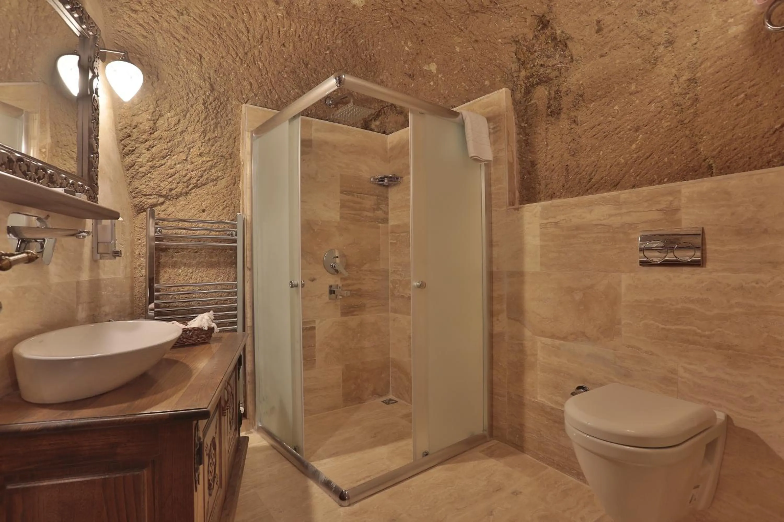 Shower in Yoruk Stone House