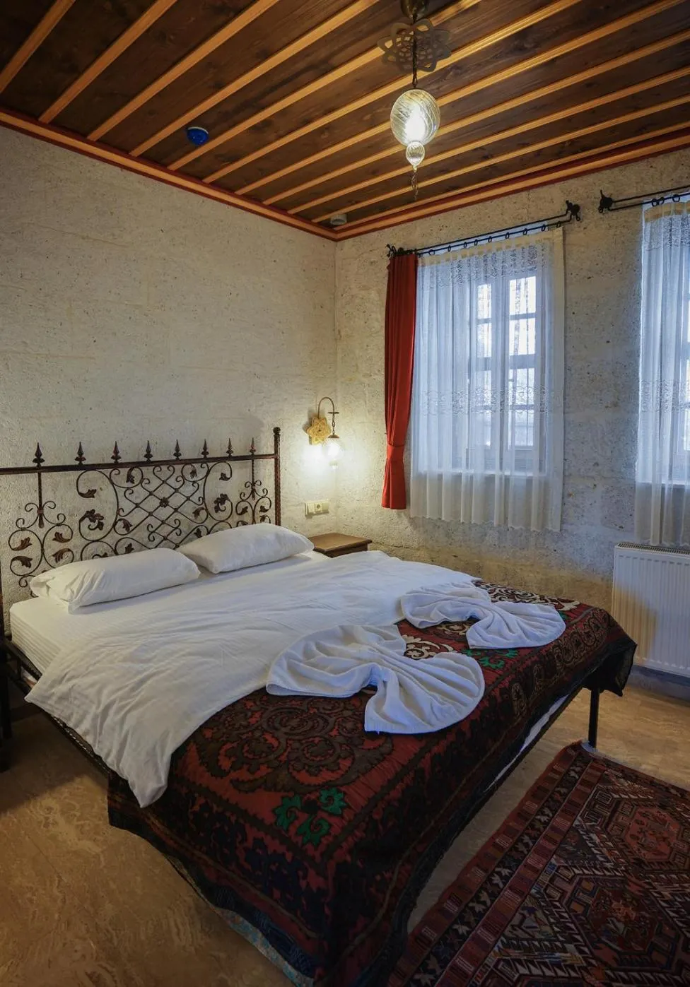 Bed in Yoruk Stone House