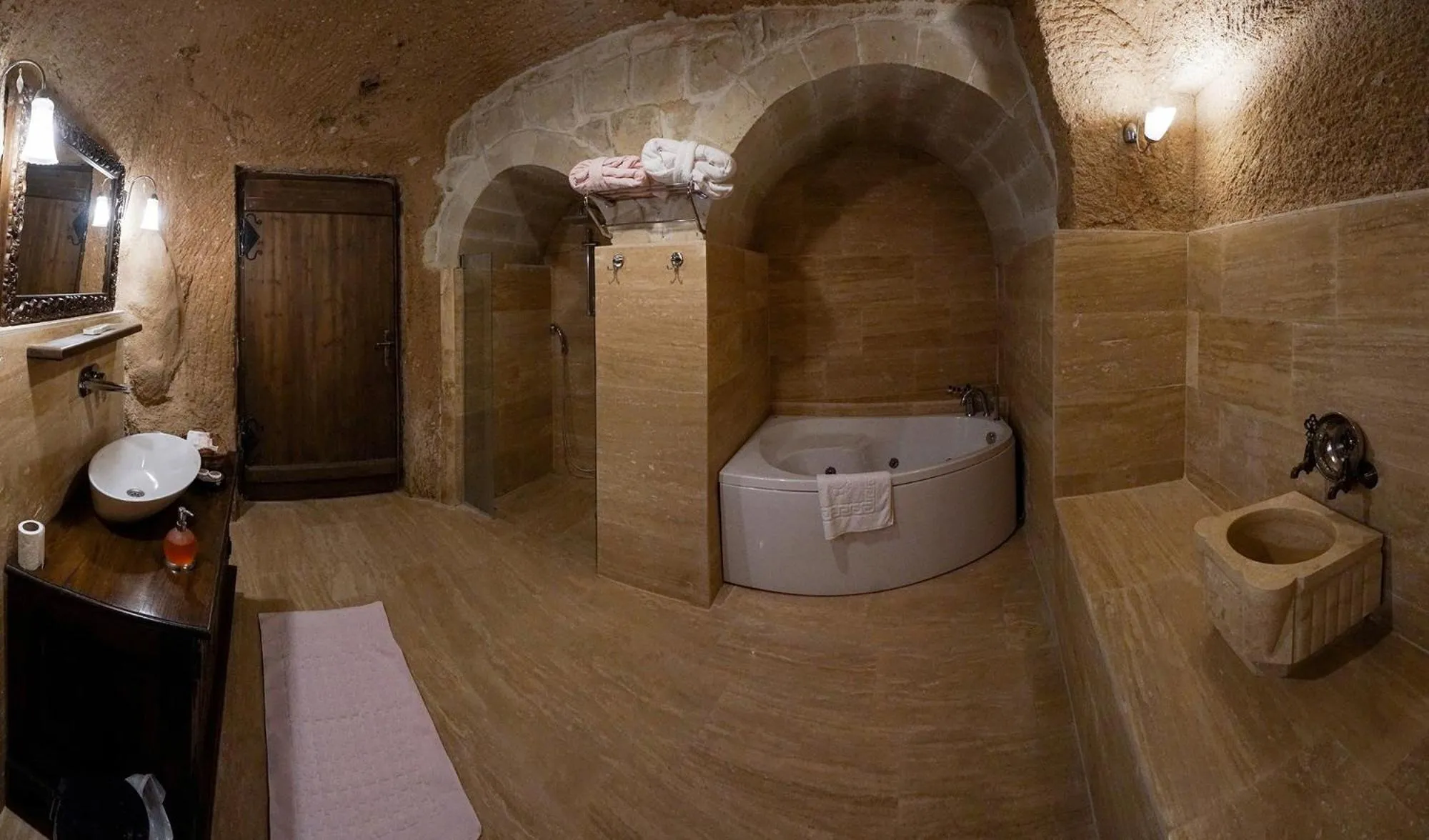 Bathroom in Yoruk Stone House