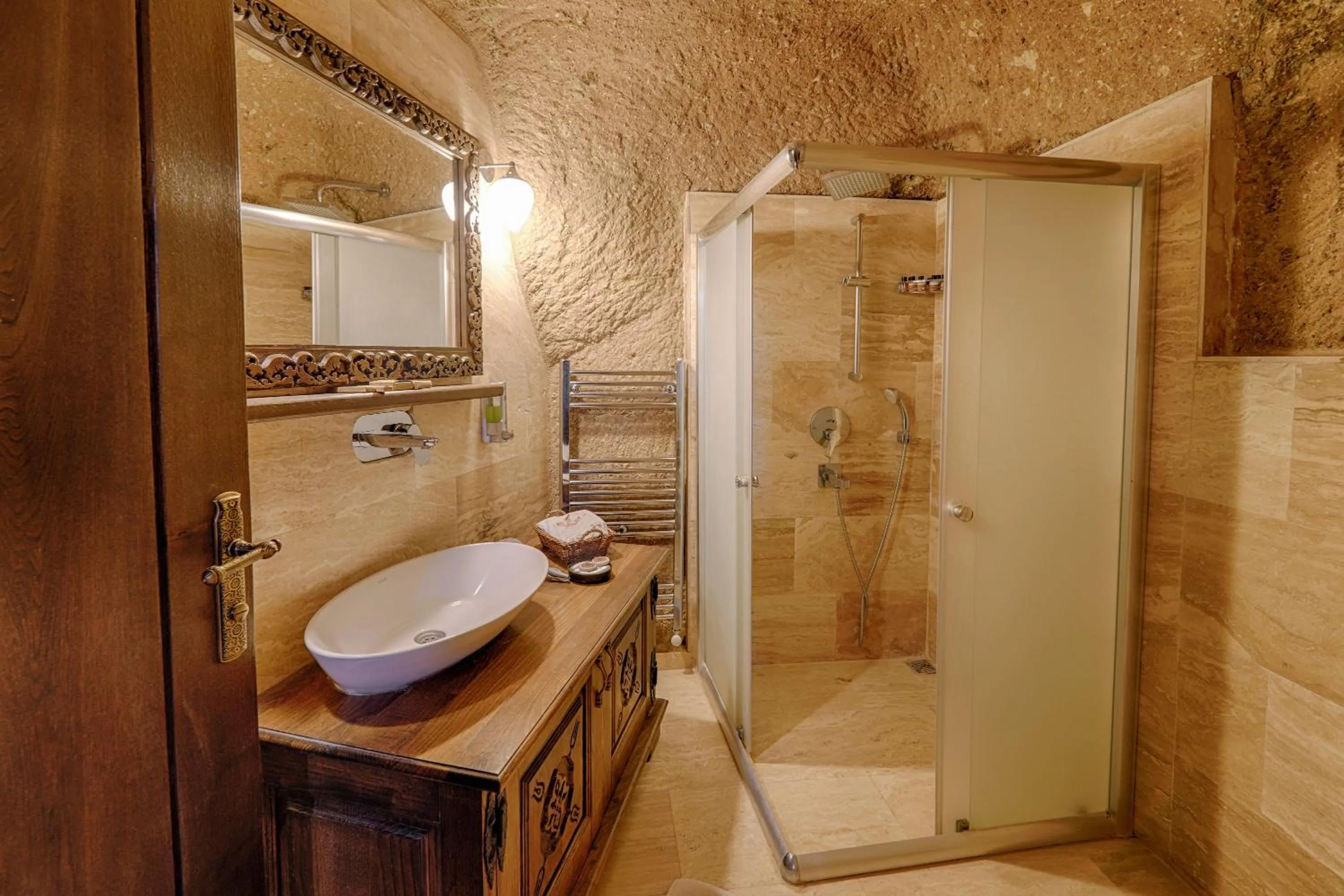 Bathroom in Yoruk Stone House