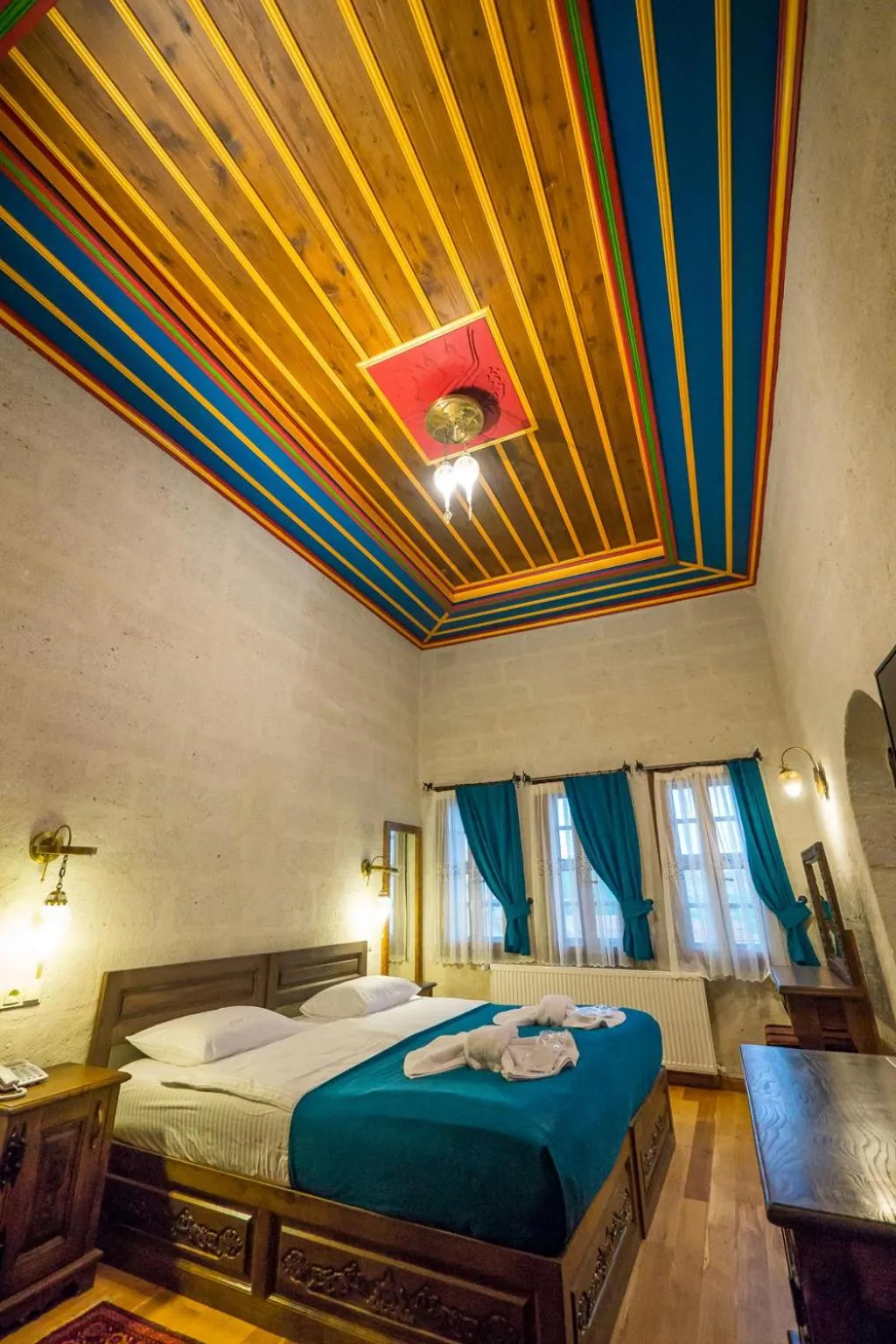 Bed in Yoruk Stone House