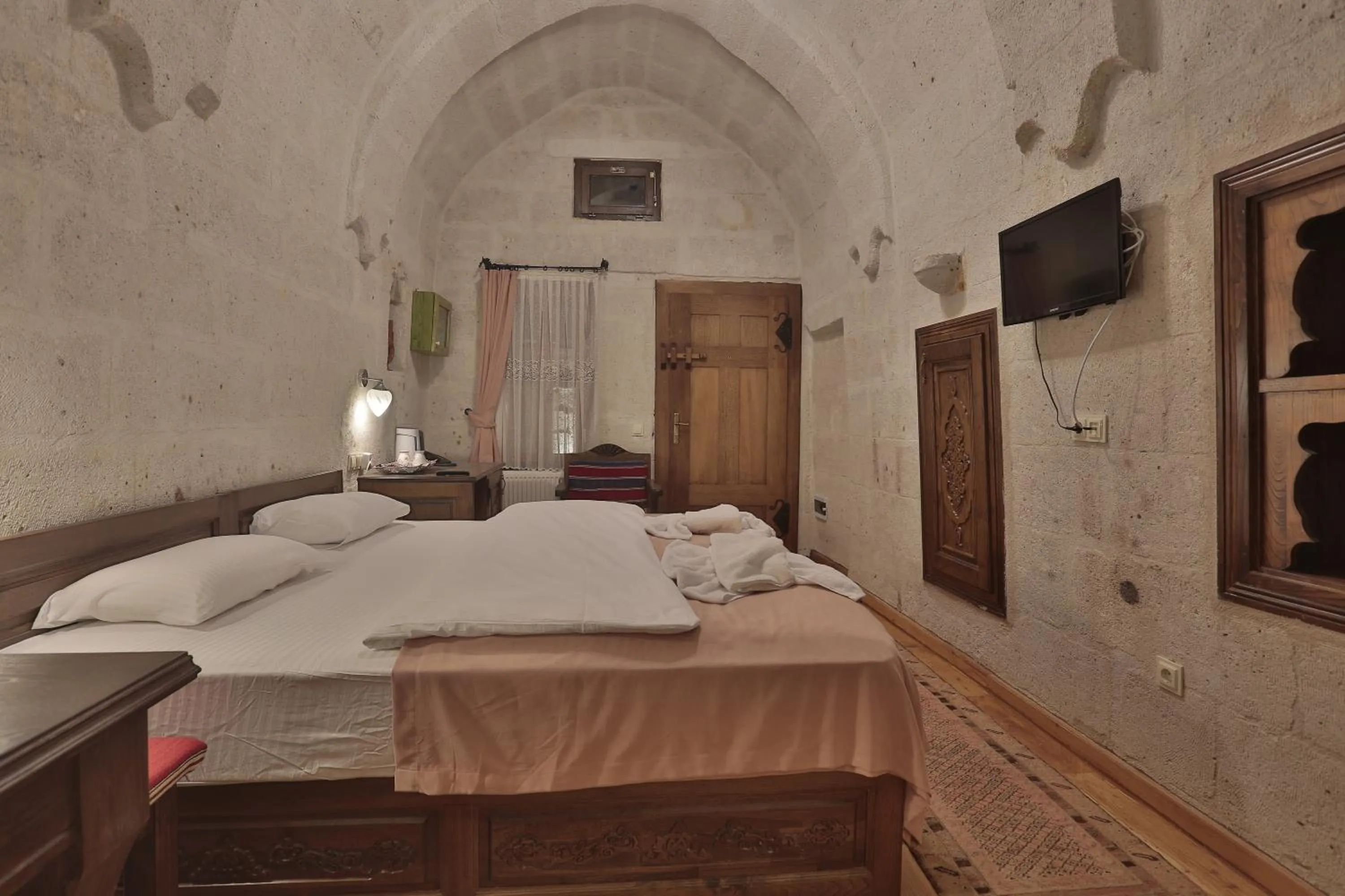 Bed in Yoruk Stone House