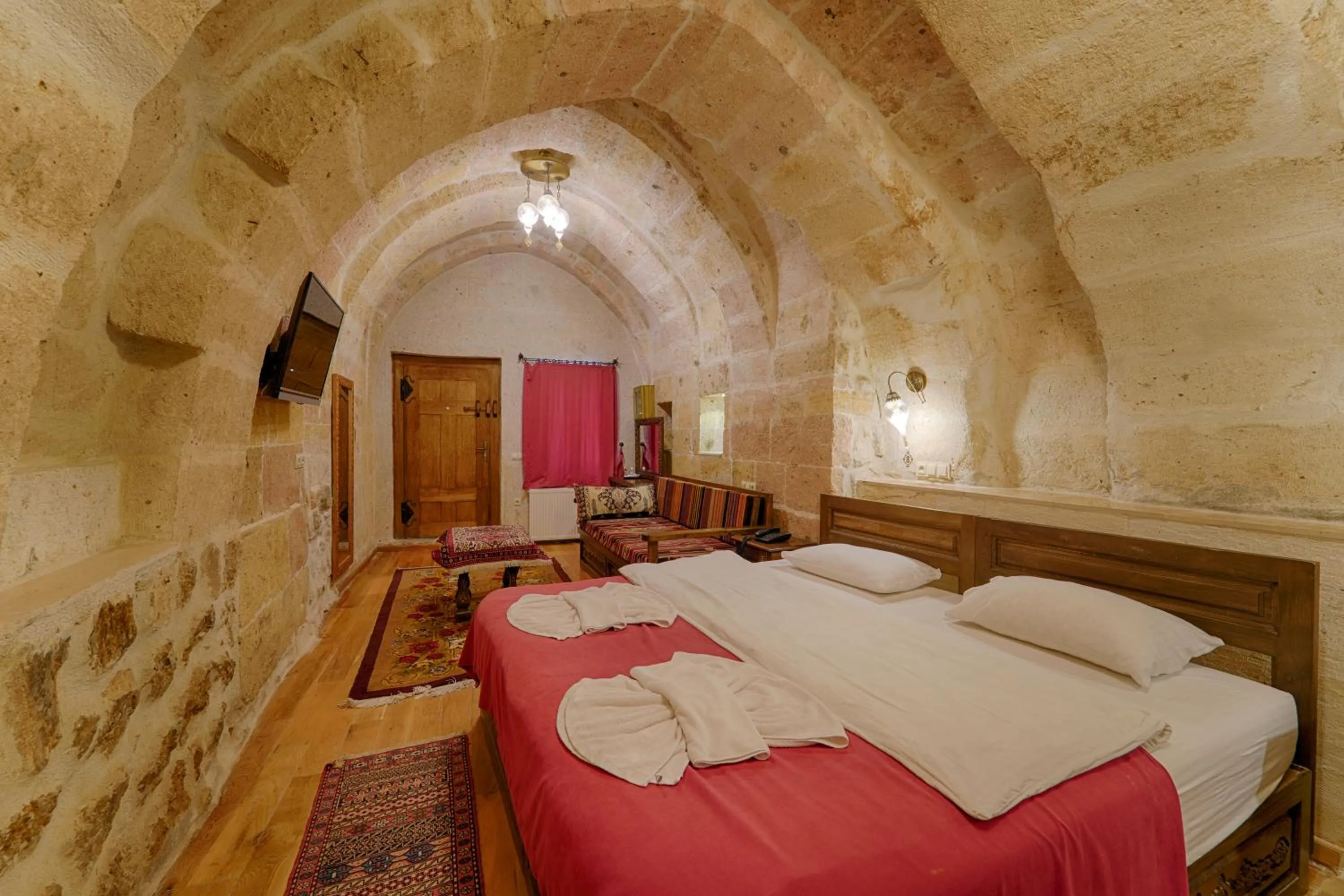 Bed in Yoruk Stone House