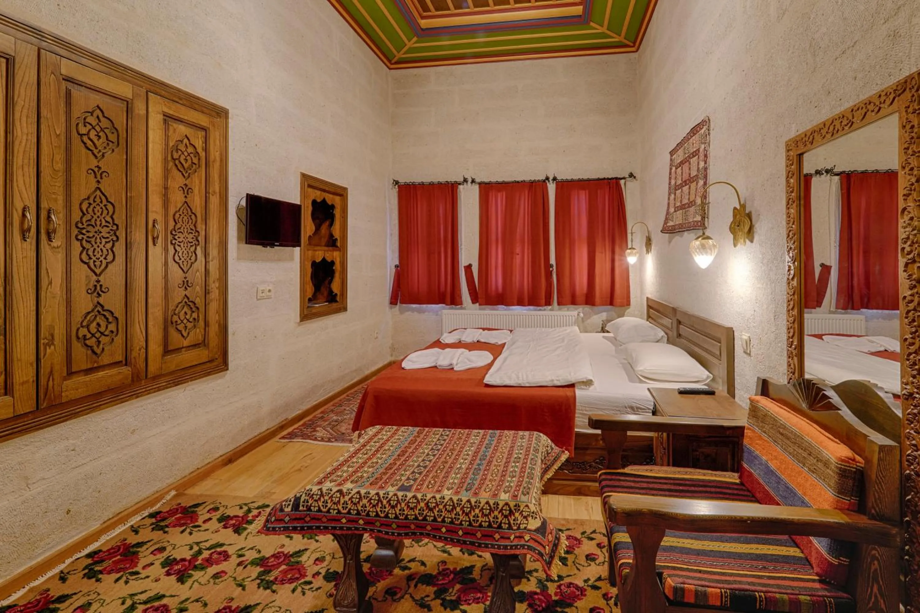 Bed in Yoruk Stone House