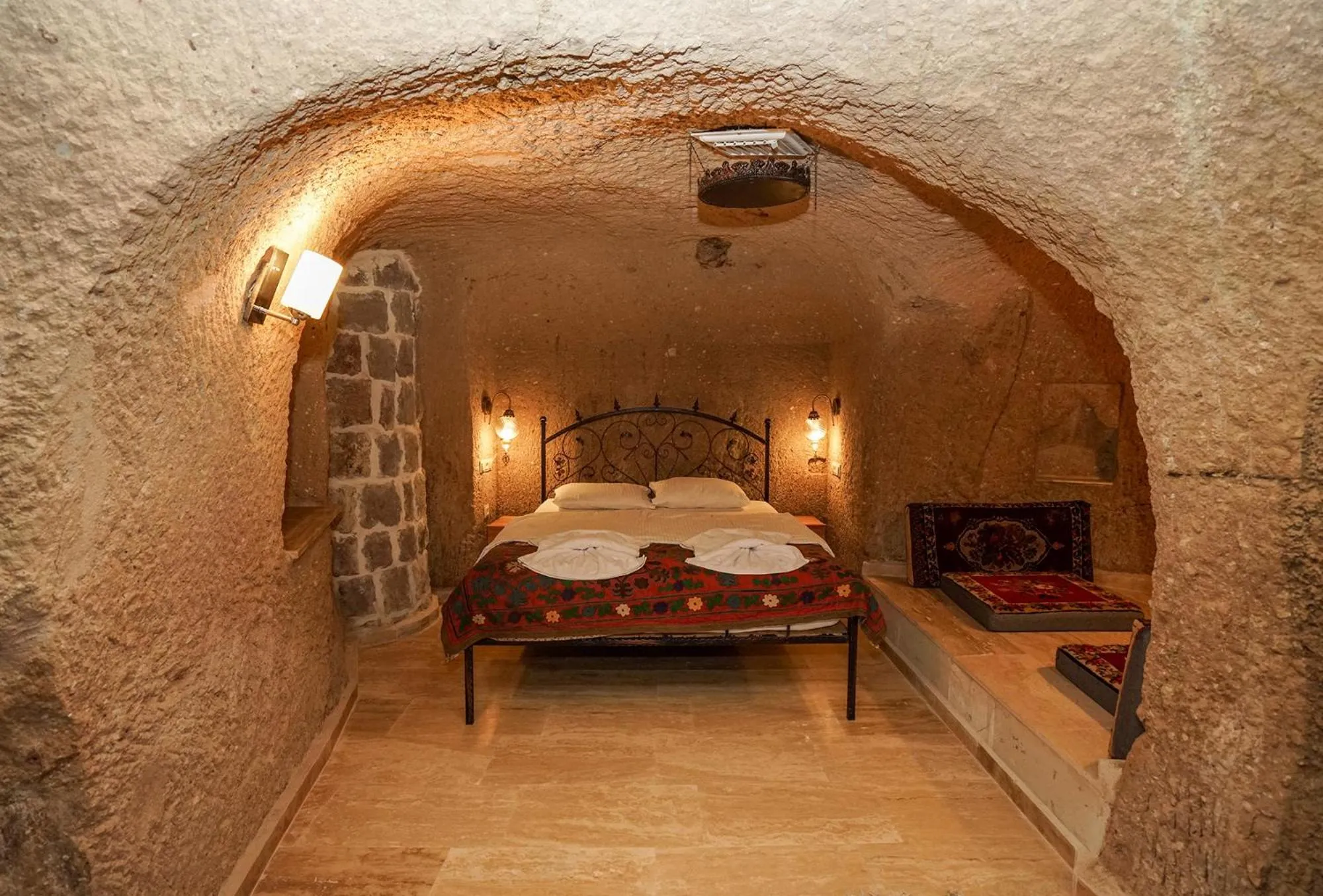 Bed in Yoruk Stone House