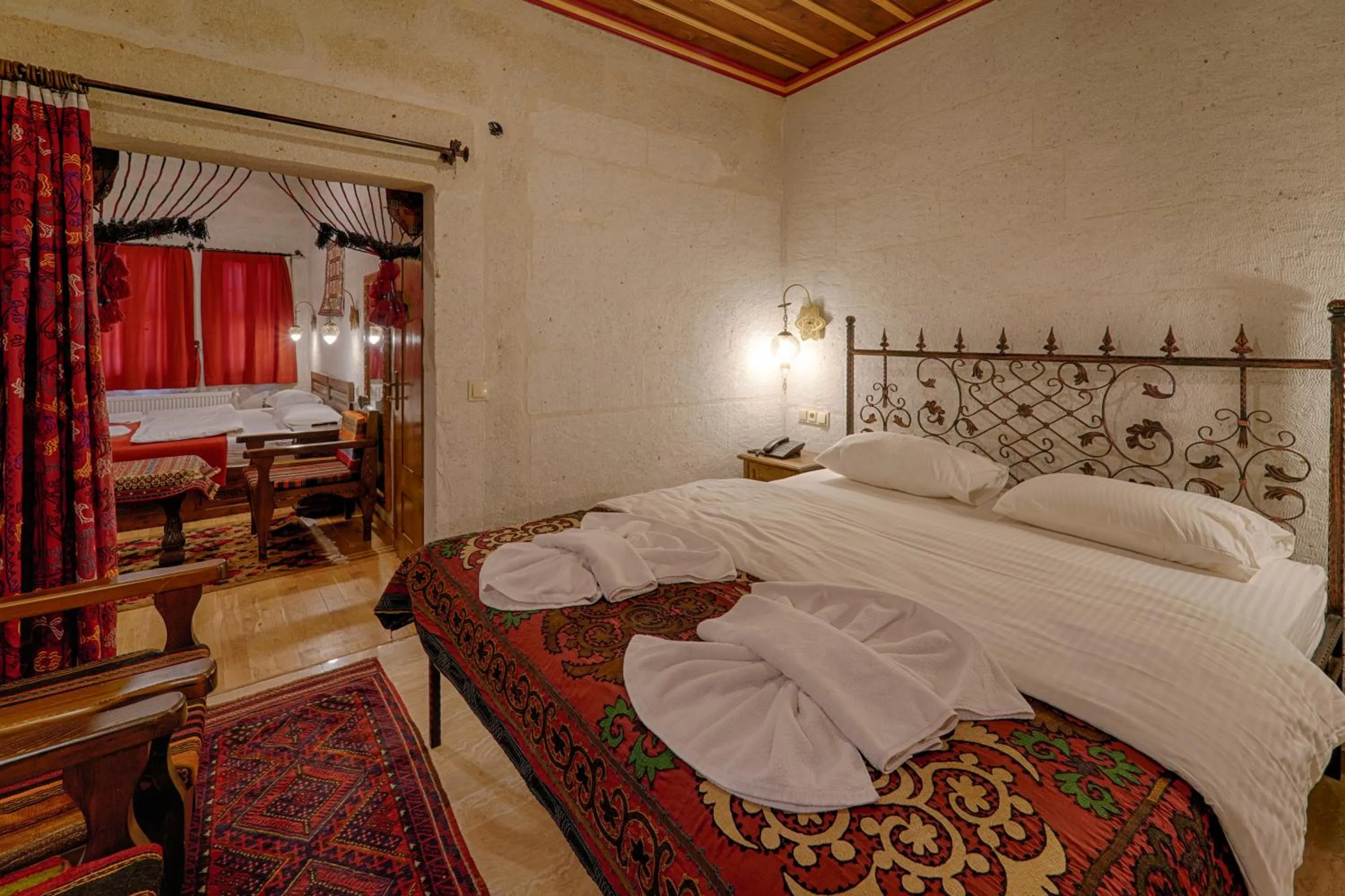 Bed in Yoruk Stone House