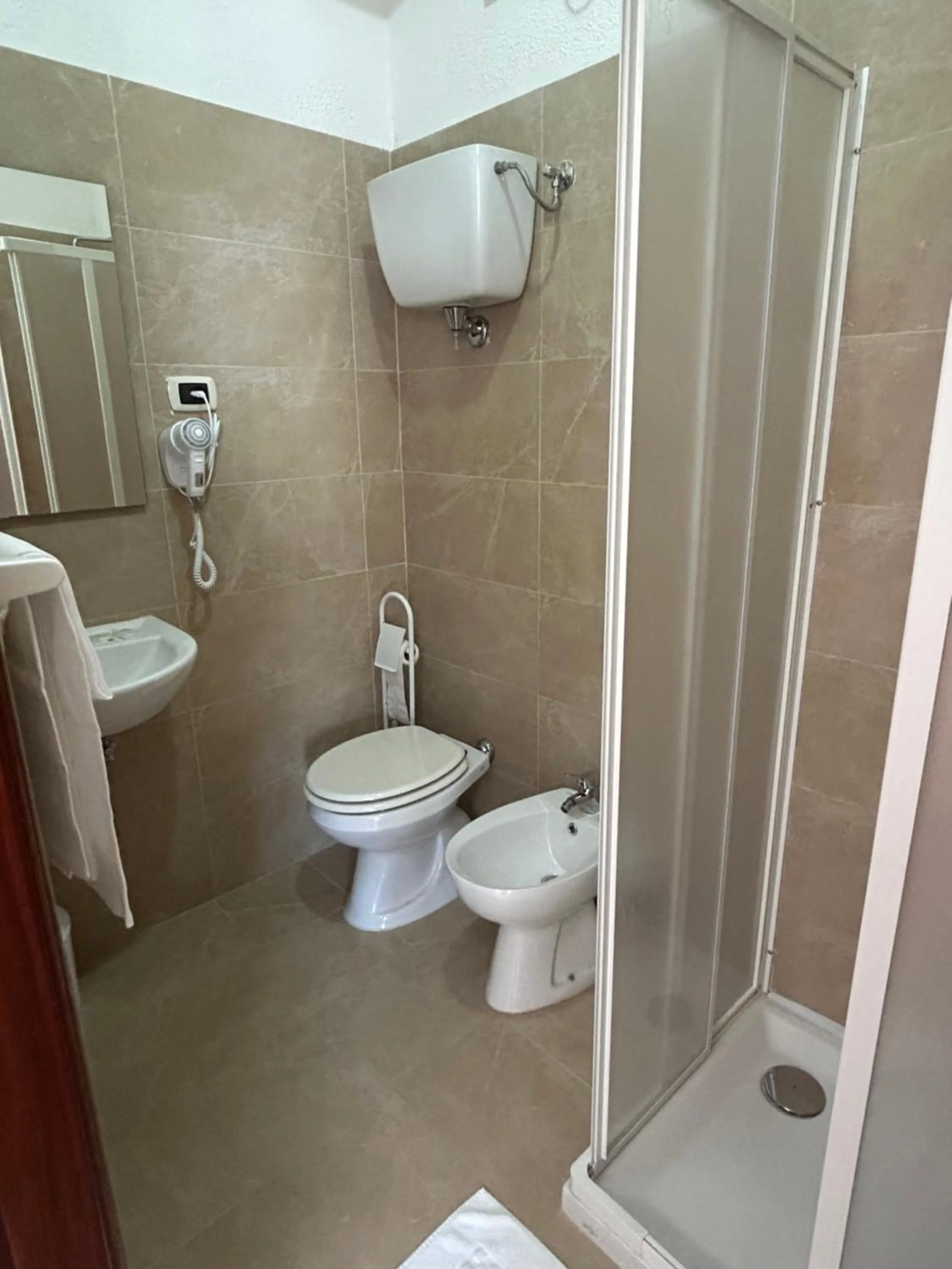 Shower in Hotel Belvedere